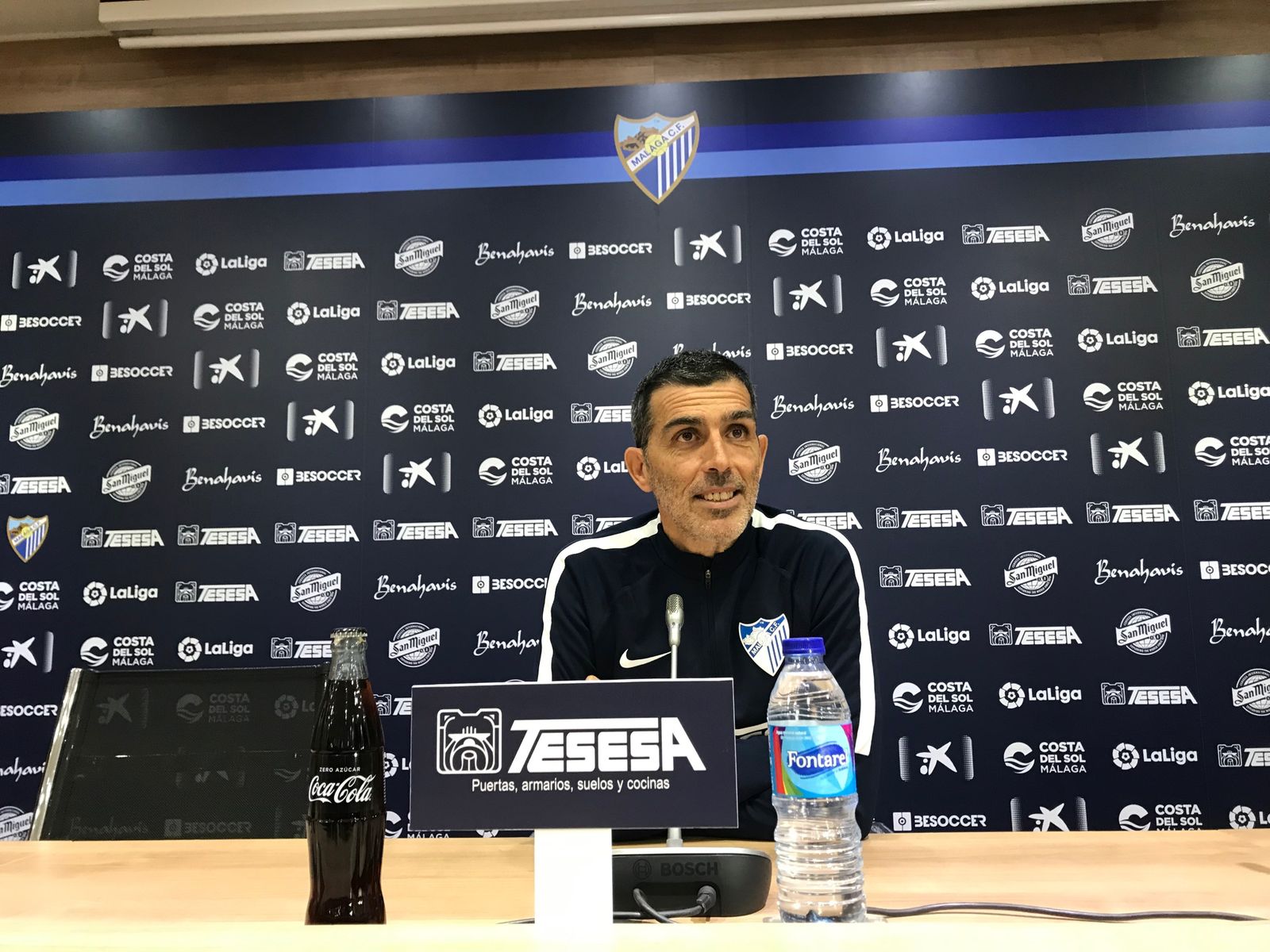 Muñiz, en rueda de prensa.