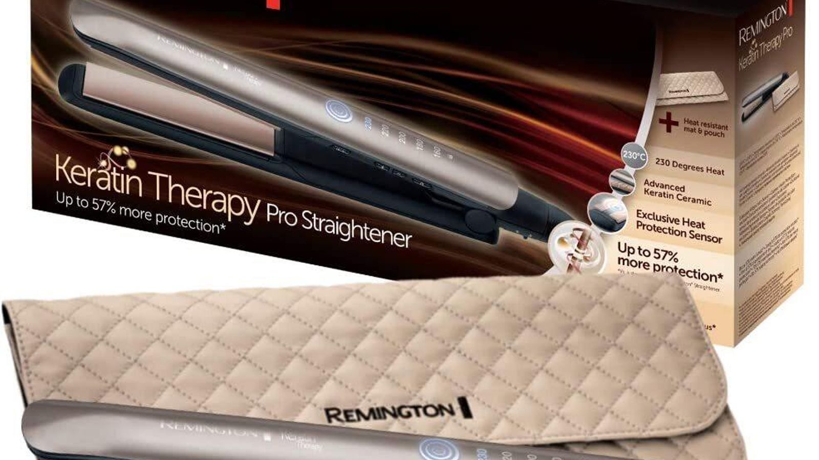 Remington Keratin Therapy Pro Plancha de Pelo Profesional
