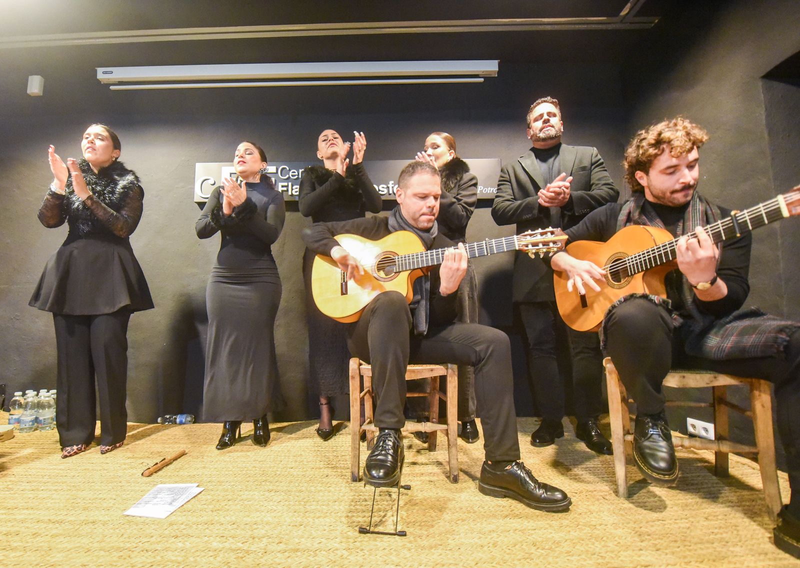 Zambomba flamenca en la Posada del Potro con Carmen Carmona.