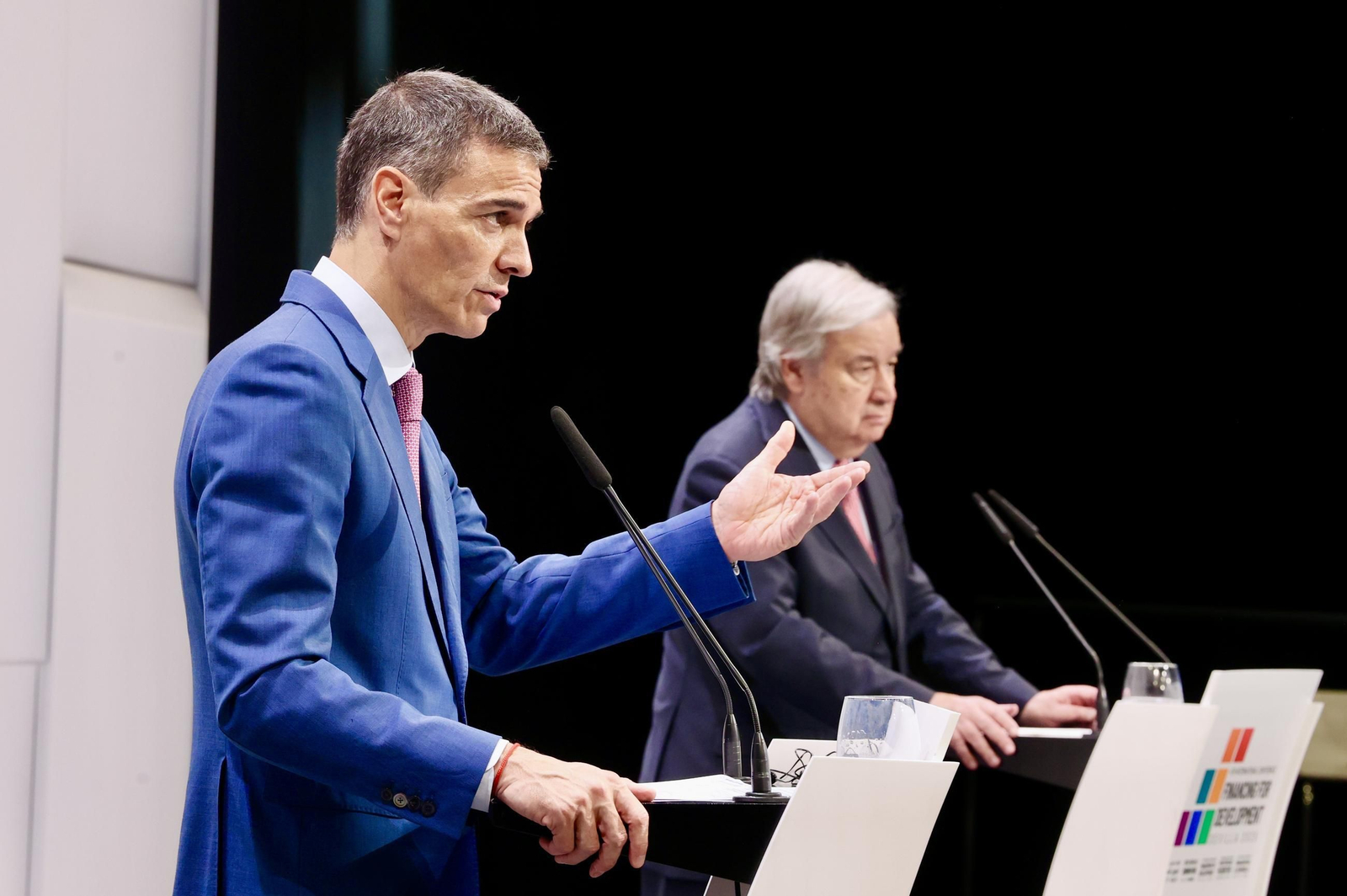 Las fotos de la primera jornada de la cumbre de la ONU en Sevilla