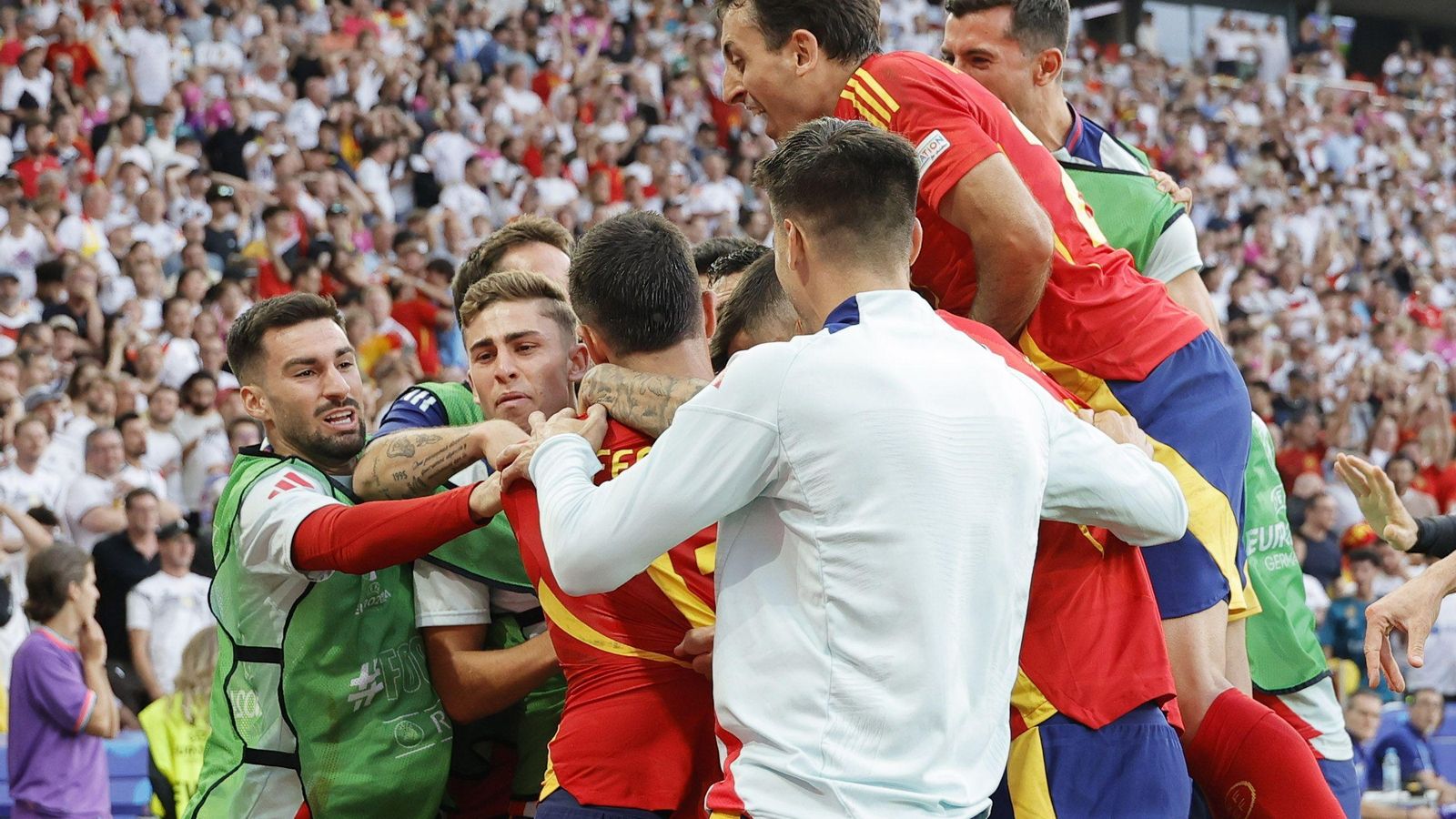 Las mejores fotos del España - Alemania