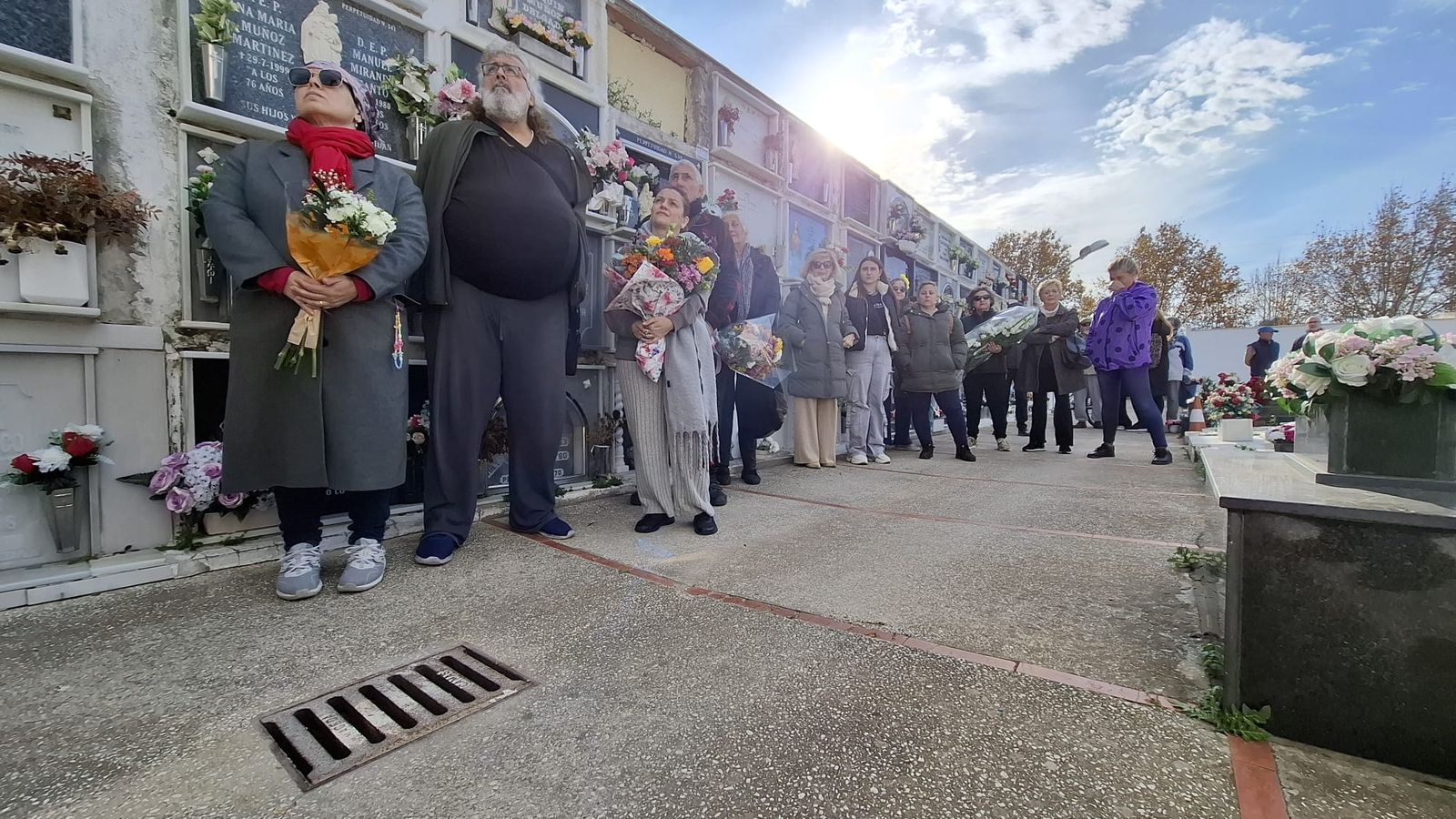 Despedida de Diana Broughton en el cementerio de Puerto Real