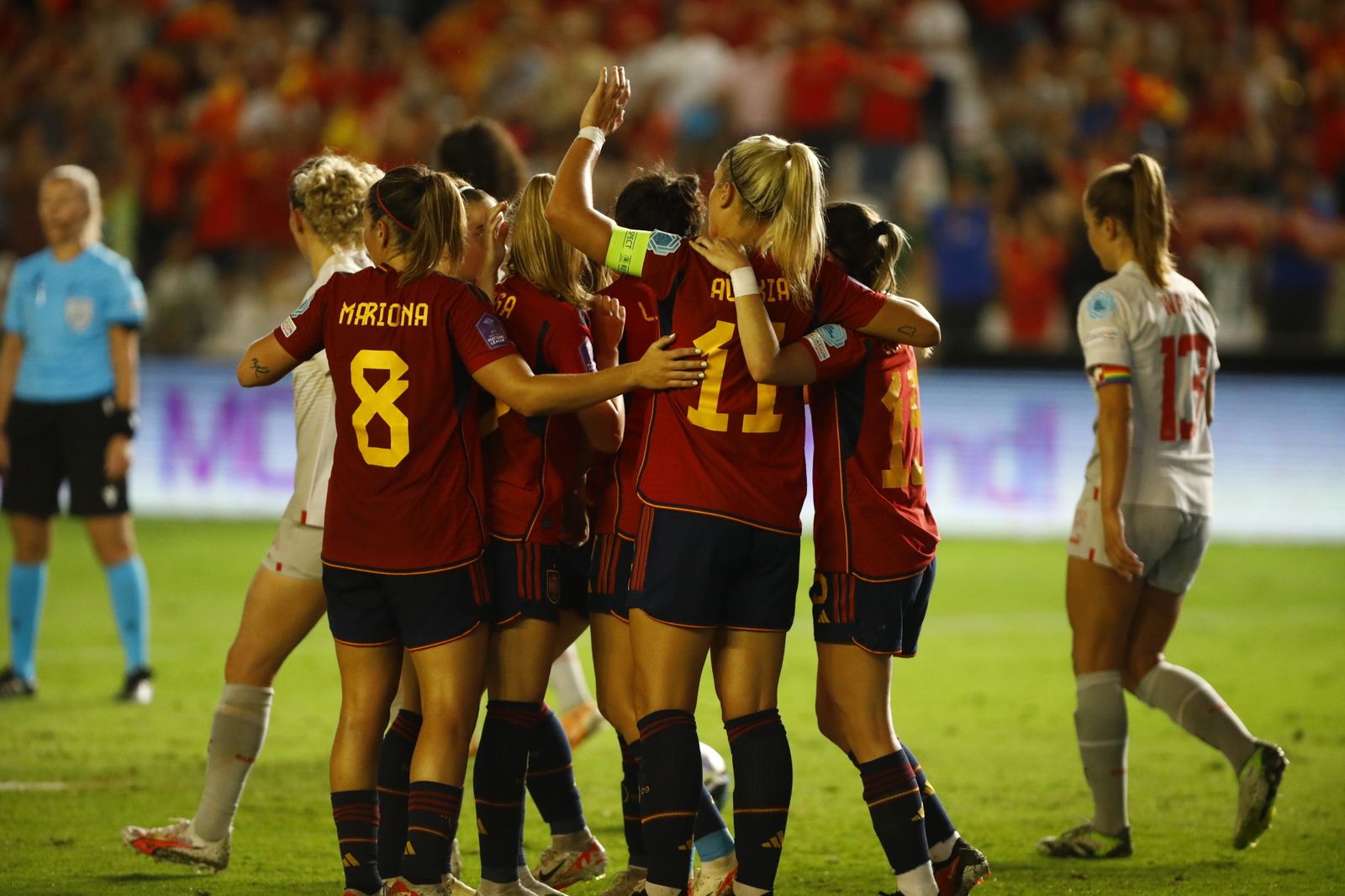 Las mejores fotos de la victoria de España ante Suiza en El Arcángel de Córdoba