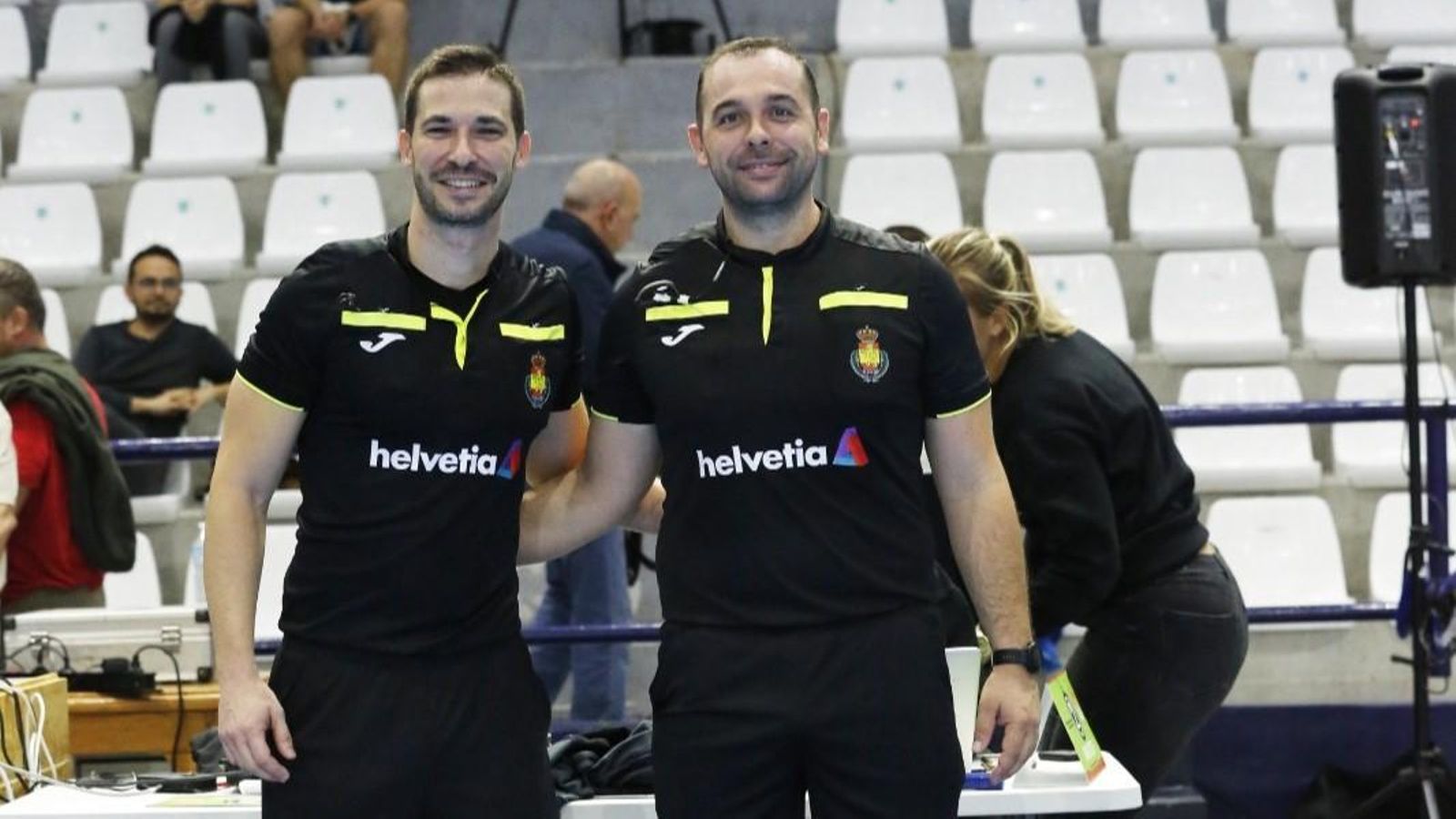 Alberto Murillo y Pablo García, la pareja de árbitros cordobeses de balonmano.