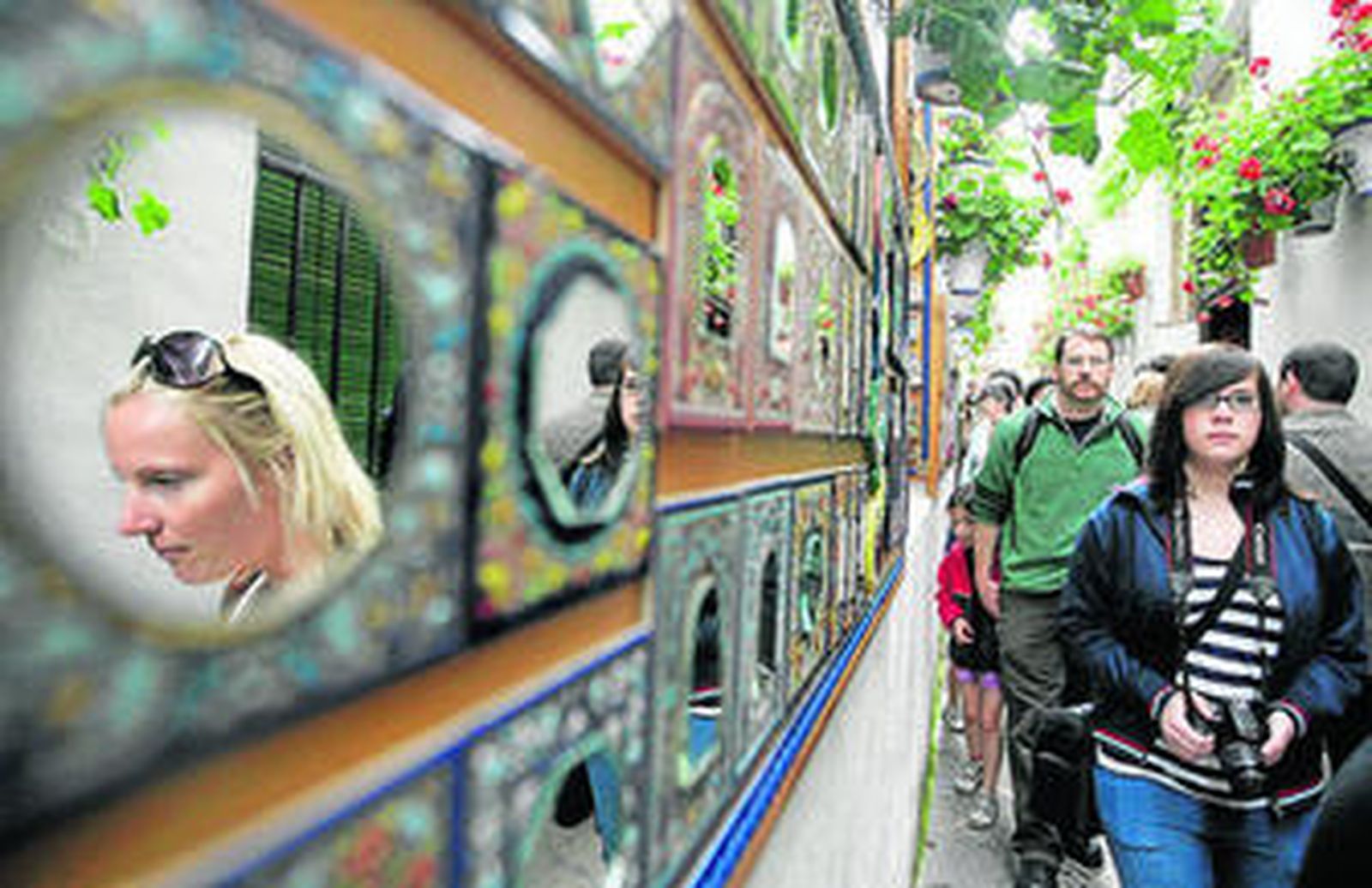 Turistas en Córdoba durante esta Semana Santa.