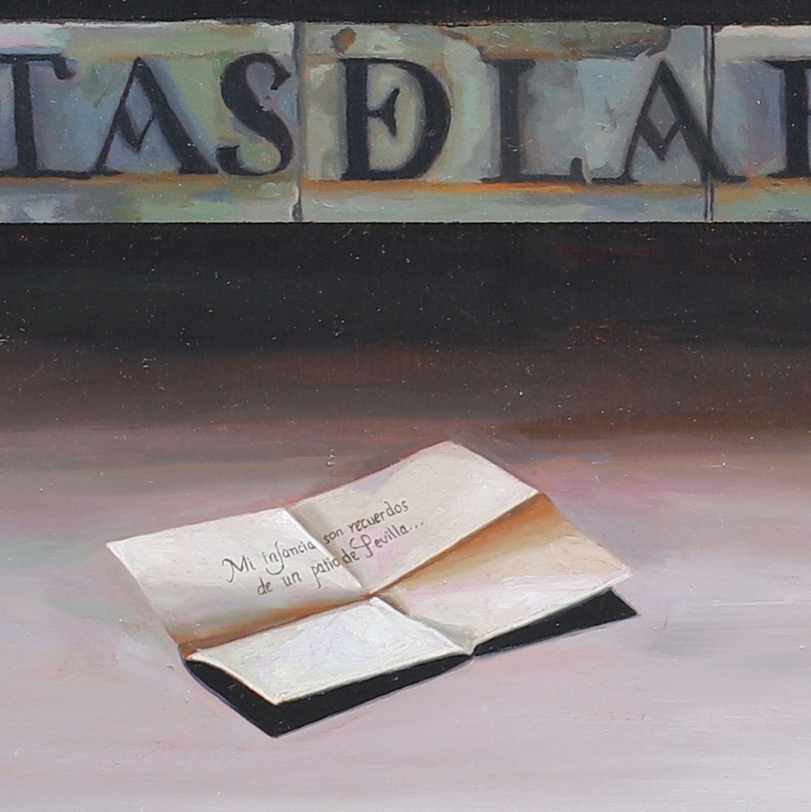 Los versos de Machado.