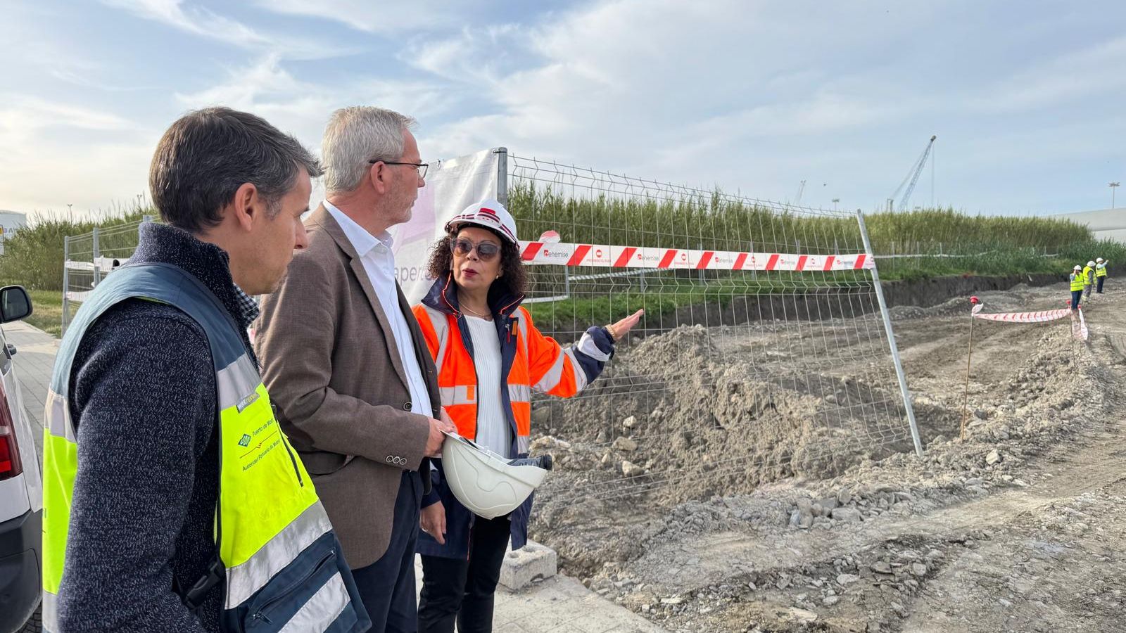 Han realizado una visita para comprobar el avance de las obras