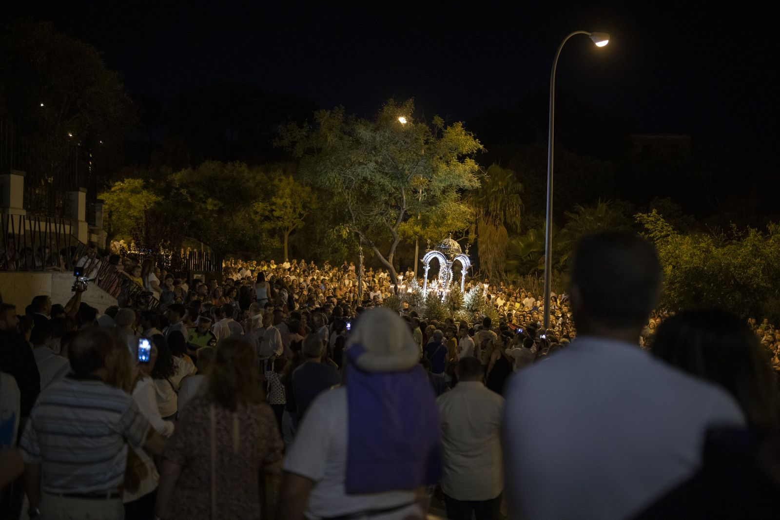 Imágenes de la recogida de la Virgen de la Cinta 2022