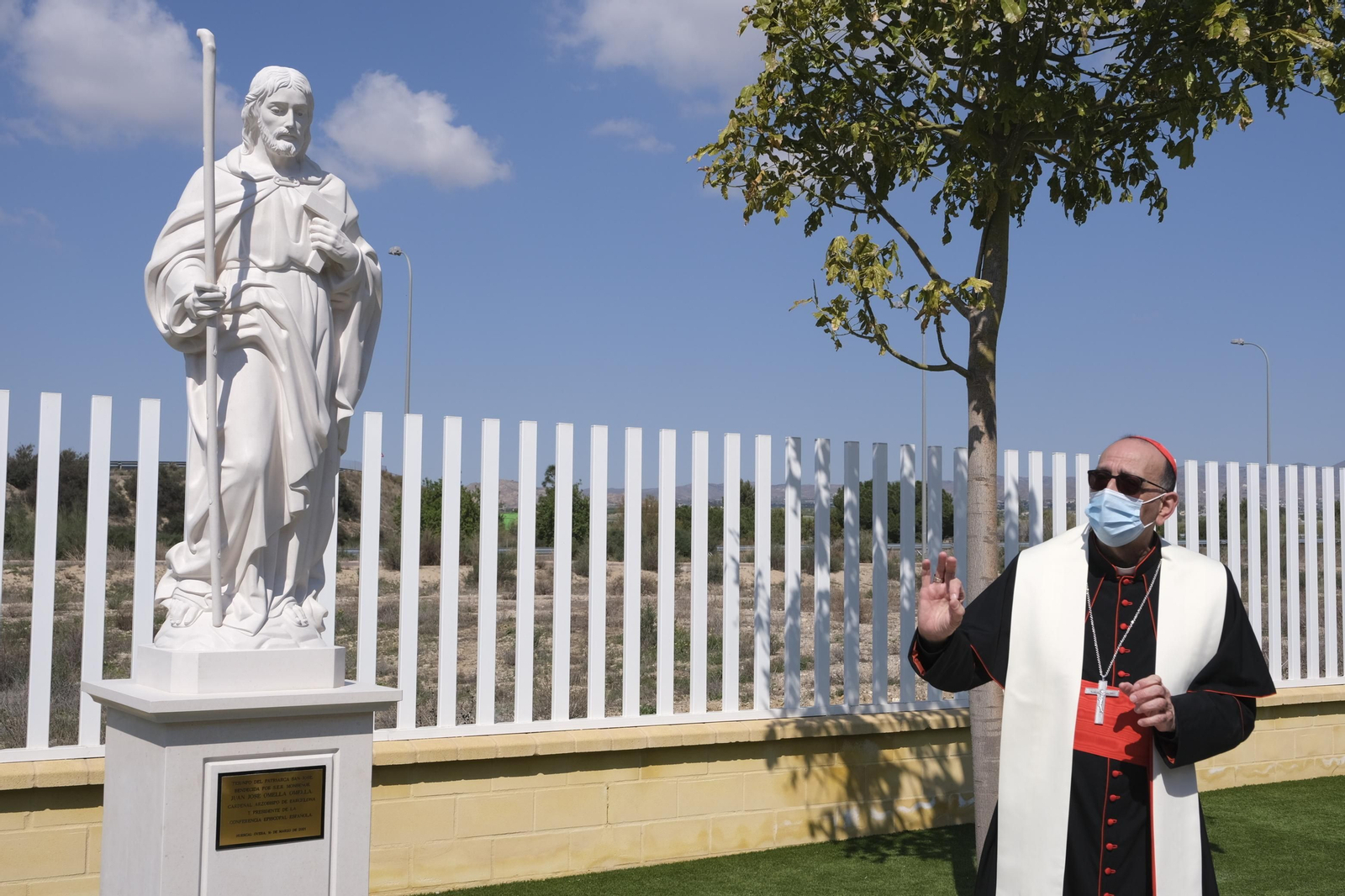 Bendición de las instalaciones de Hydrodiseño, en Huércal Overa (Almería)