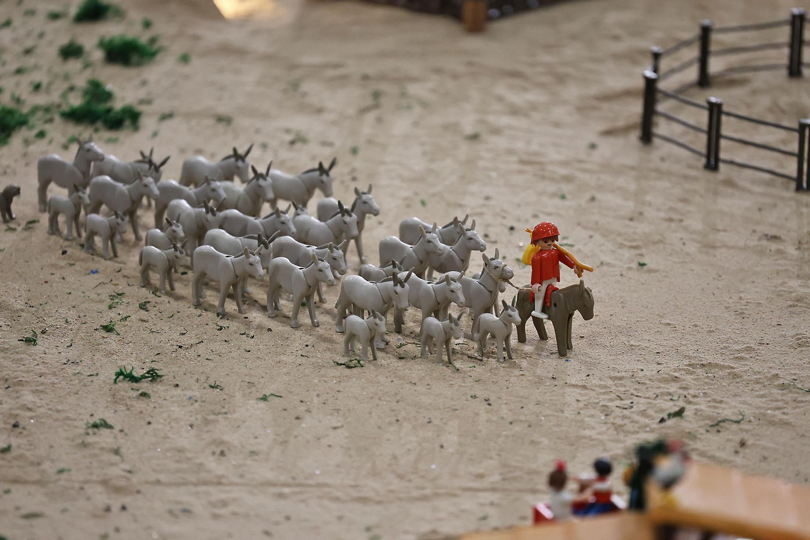 Imágenes del Belén de Playmobil más grande del mundo dedicado al Rocío