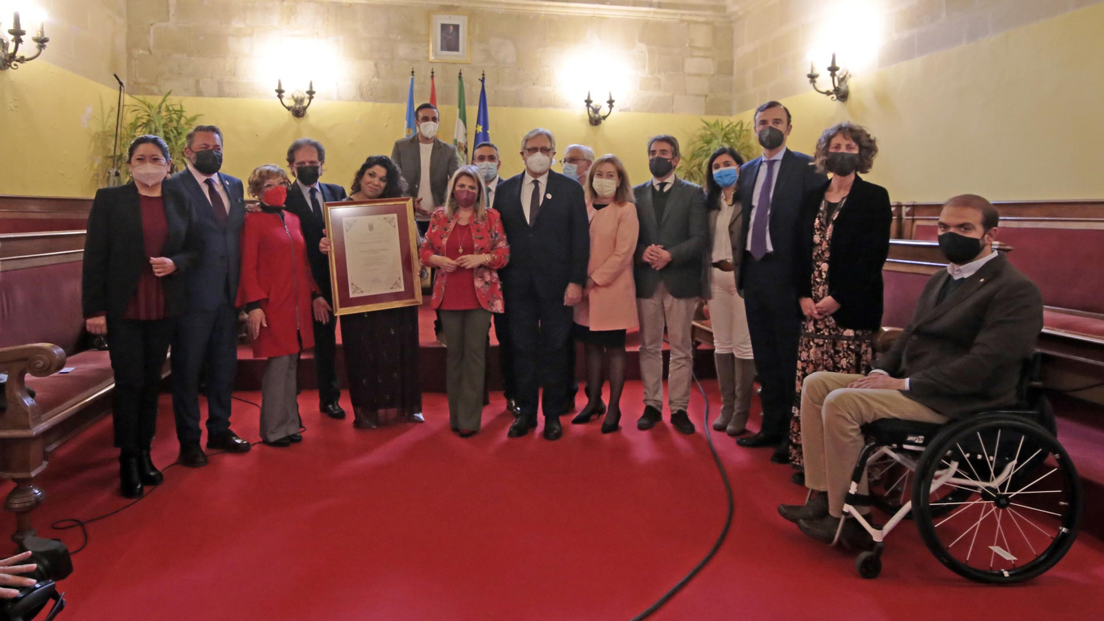 Imágenes de 'La Macanita' recibiendo el IV Premio de Andalucía en Jerez