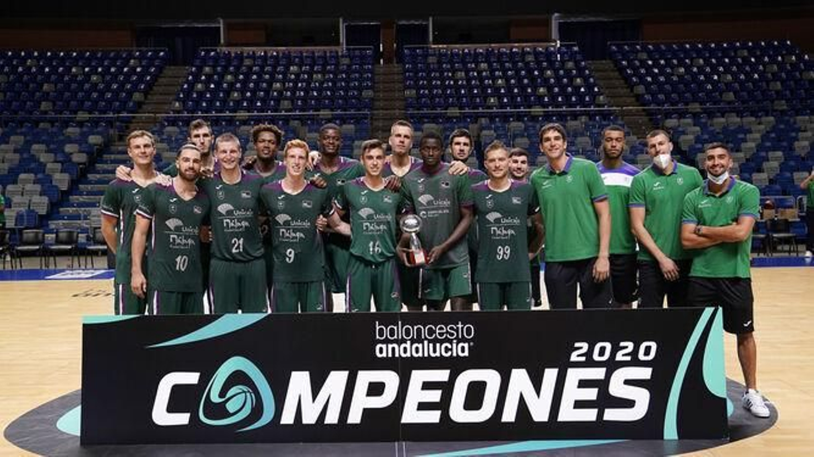 El Unicaja fue campeón de la edición de la Copa de Andalucía en 2020.