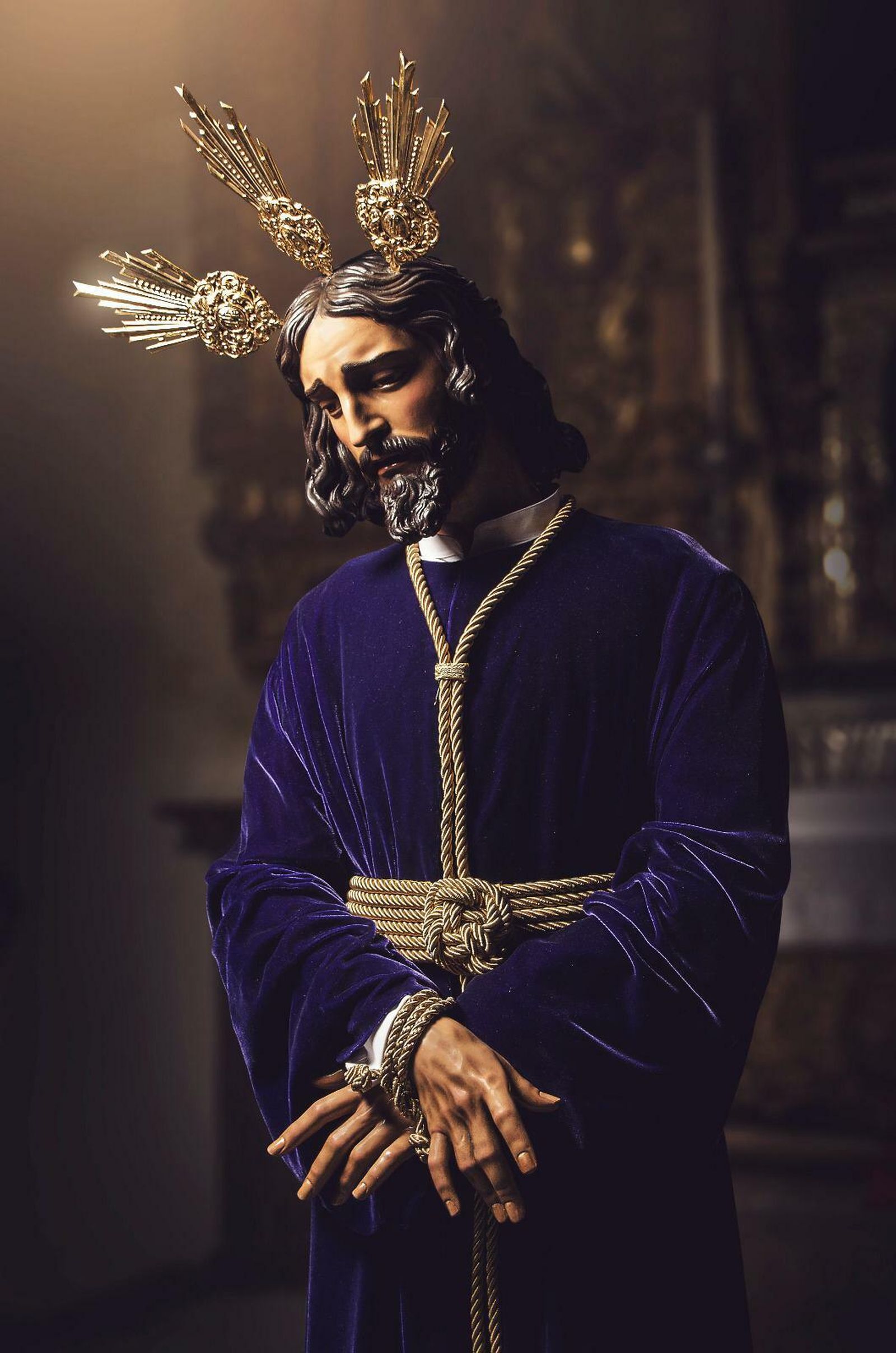 El Cautivo de Morón se venera en la parroquia de San Miguel de esta localidad.