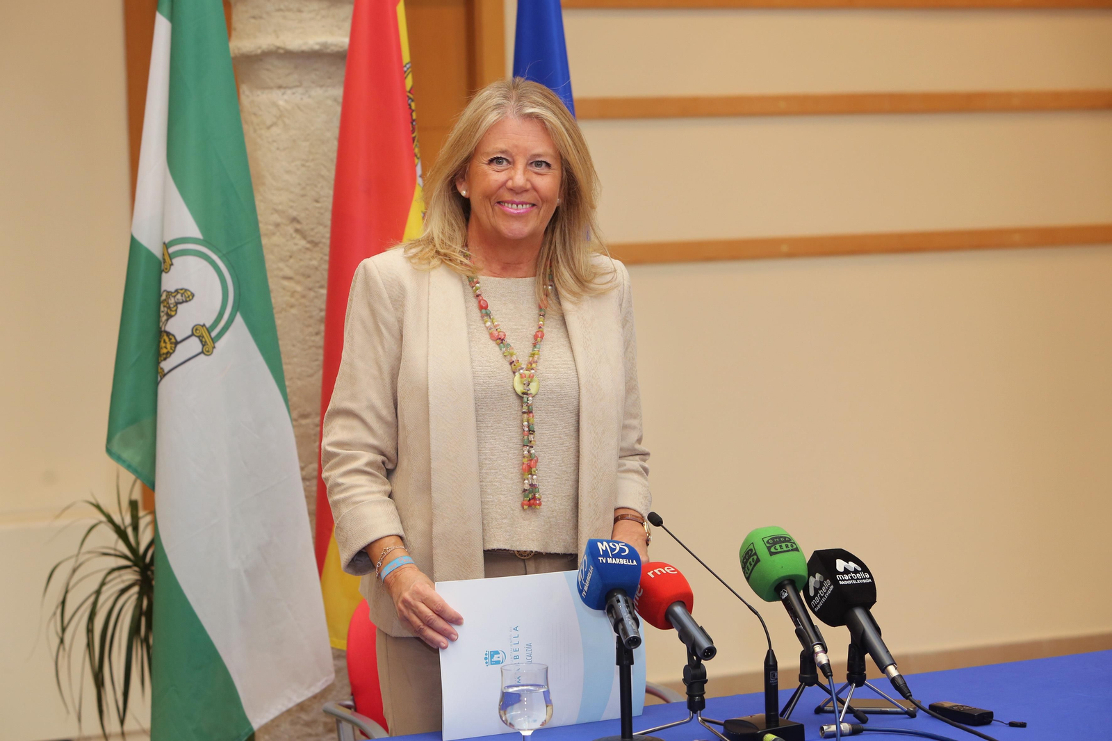La alcaldesa de Marbella, Ángeles Muñoz.