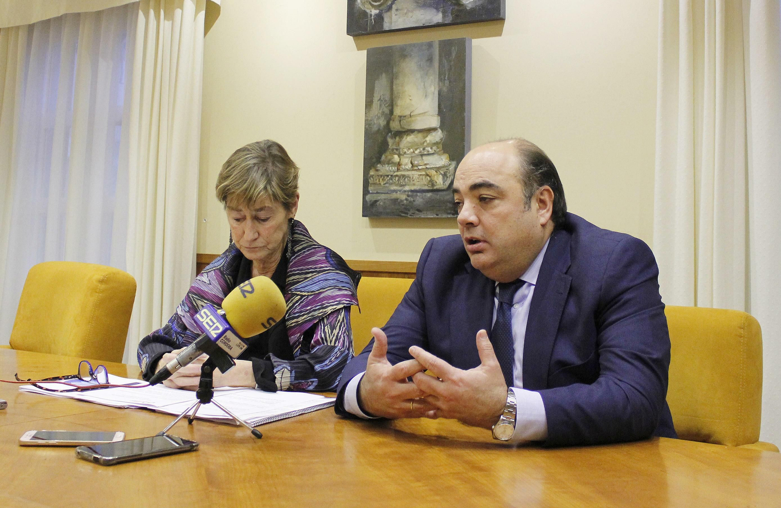 Victoria Ortega y José Luis Garrido explican los asuntos abordados por el Consejo de la Abogacía.