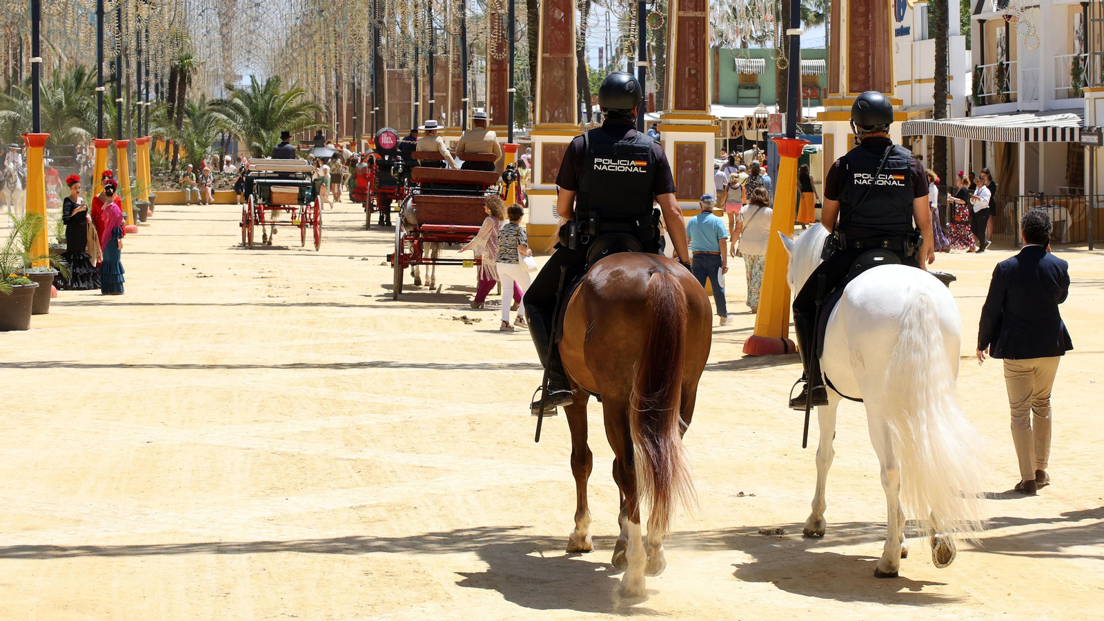 Imágenes del ambiente el miércoles en la Feria de Jerez 2024