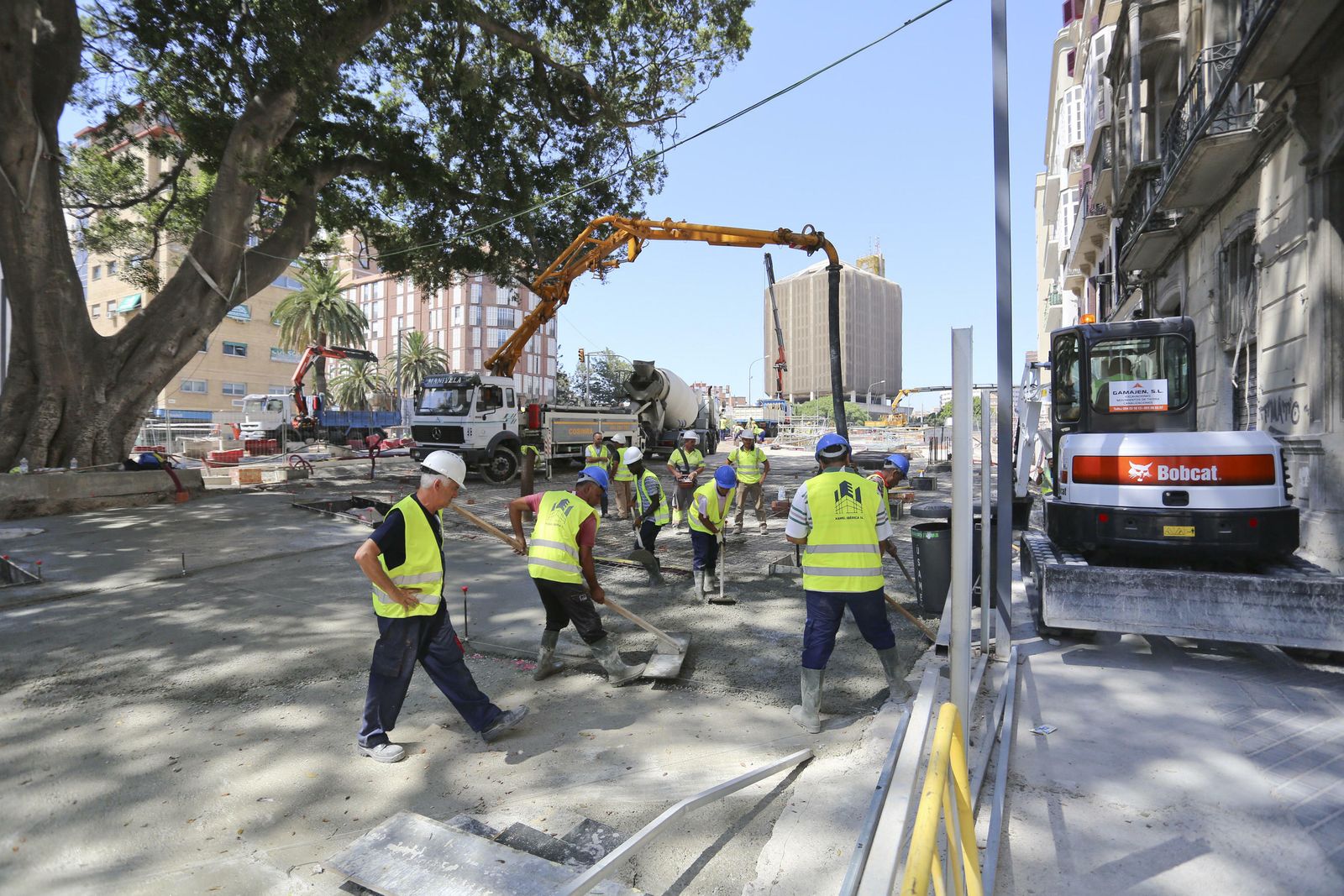 Las fotos de la peatonalización de la Alameda Principal de Málaga
