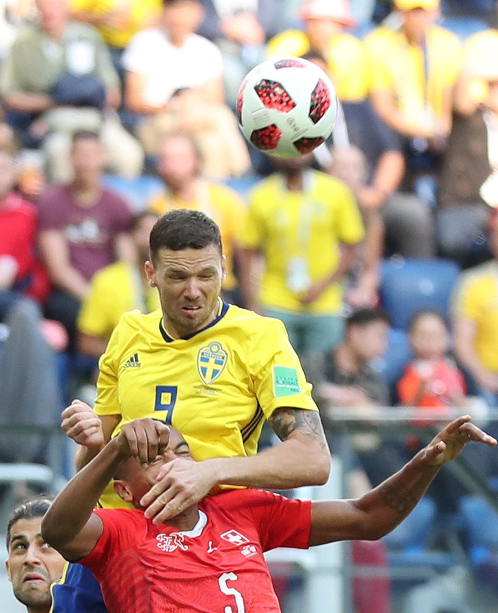 Las imágenes del Suecia-Suiza