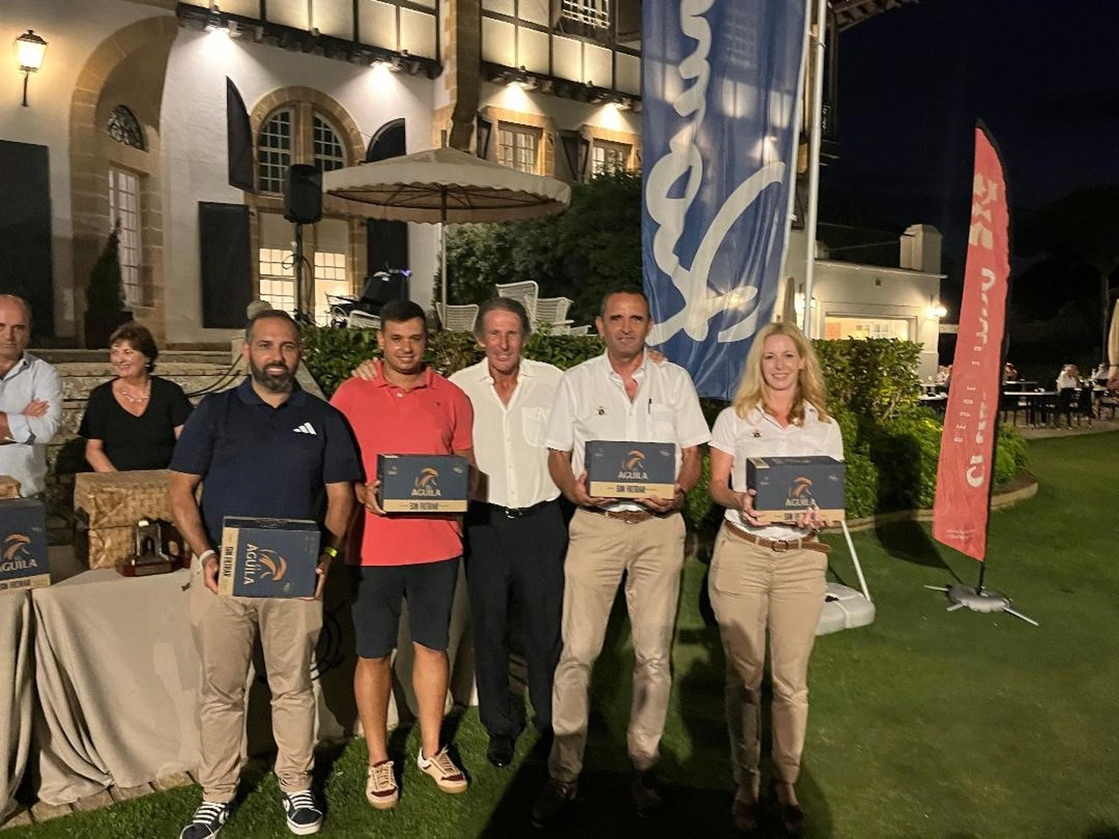 Pablo Galán, Jhonatan Martín, Juan Melgarejo, Manuel Sevilla y Vanesa Cuevas