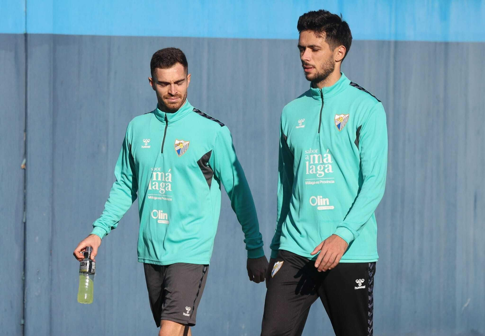 El Málaga CF regresa del parón con risas y una alegría