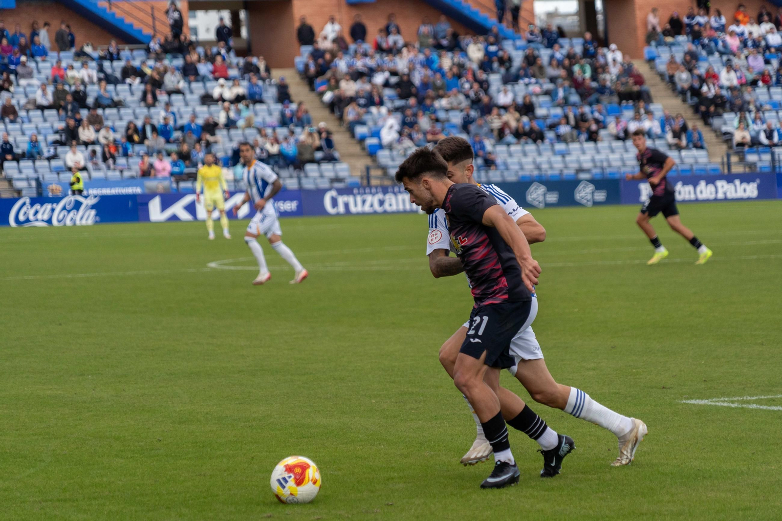 Las mejores imágenes del partido Recreativo de Huelva-Águilas