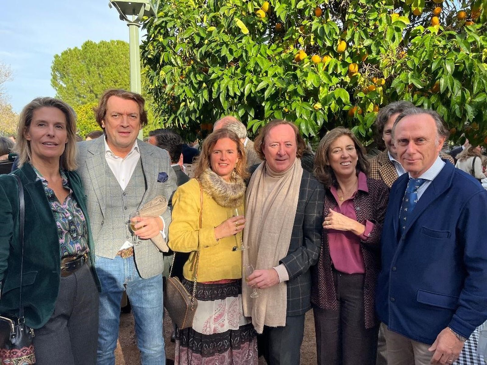 Reunión de la familia  Domecq por Navidad