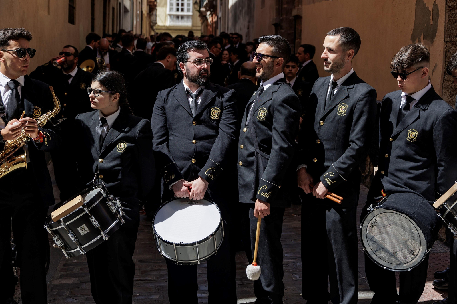 Las imágenes de la salida de Las Penas  en el domingo de Ramos de Cádiz de la Semana Santa 2023