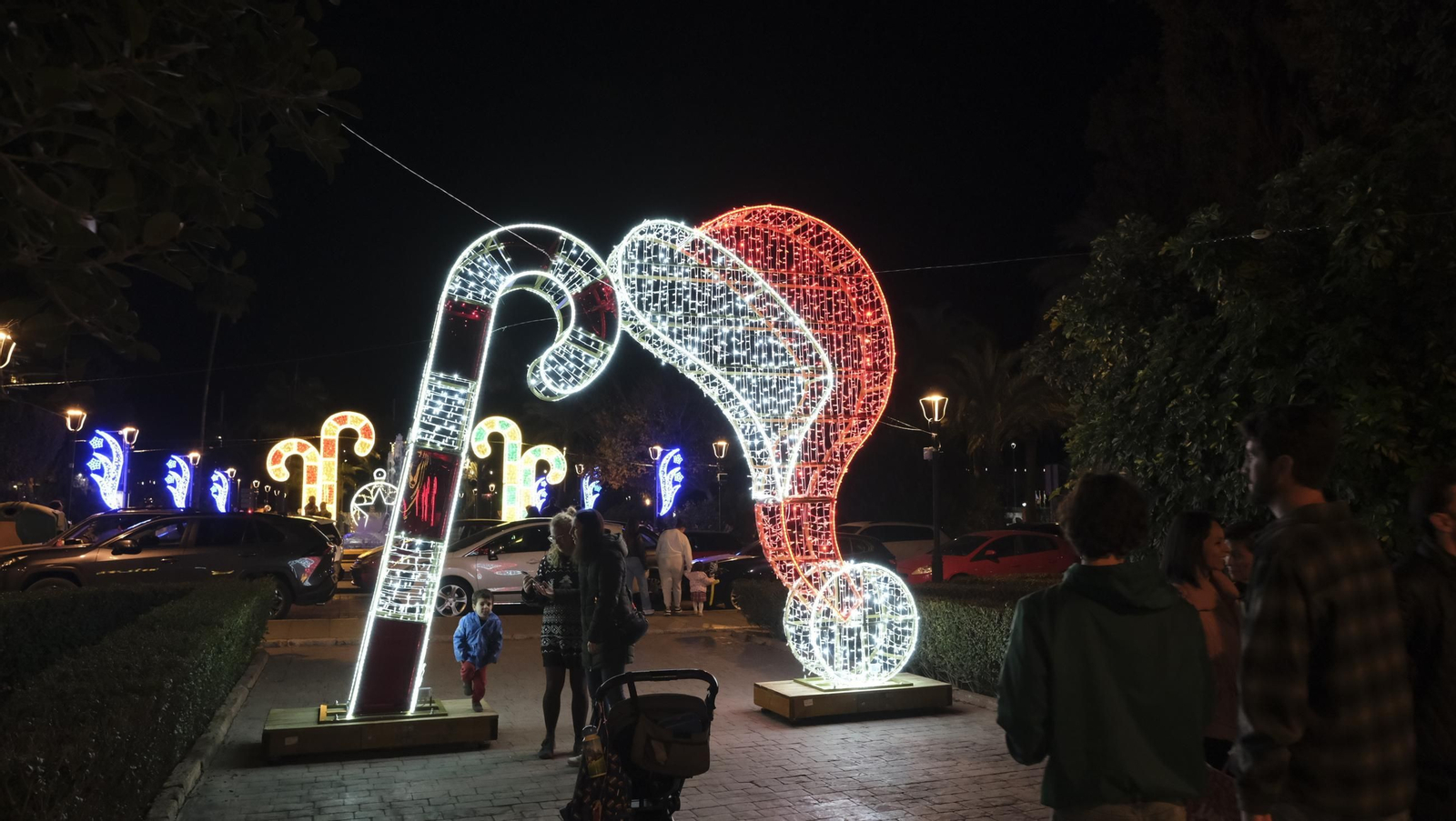 'Almería, la Ciudad de la Luz', espectáculo de luces, en imágenes