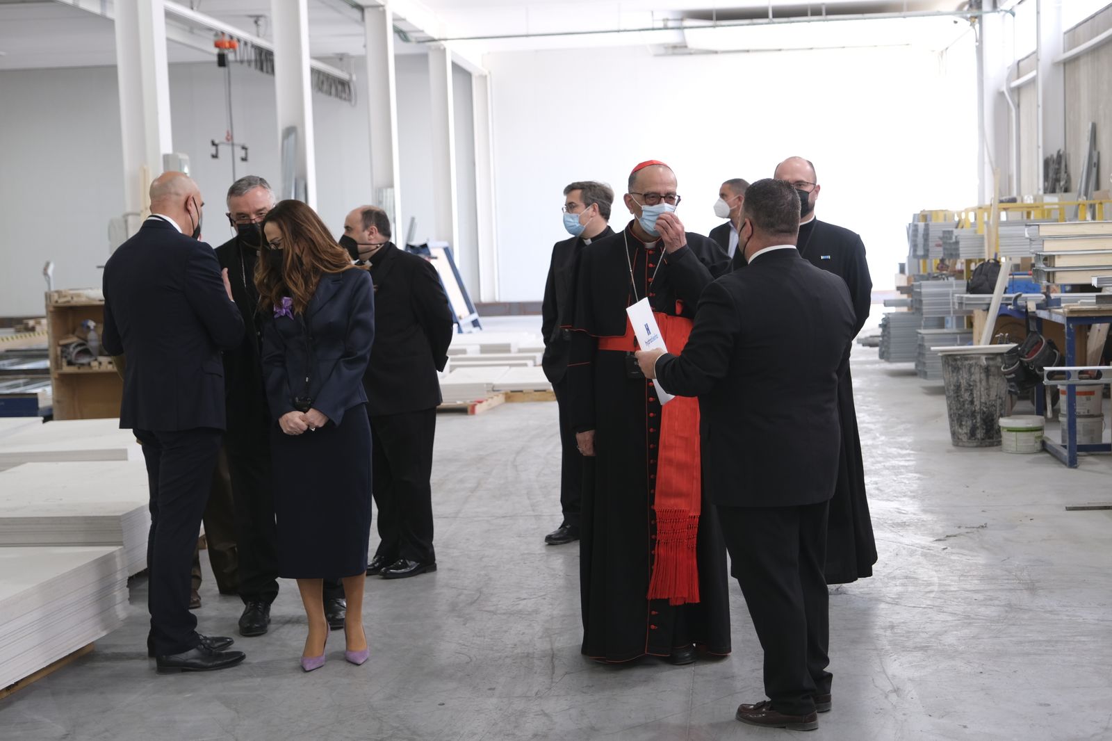 Bendición de las instalaciones de Hydrodiseño, en Huércal Overa (Almería)