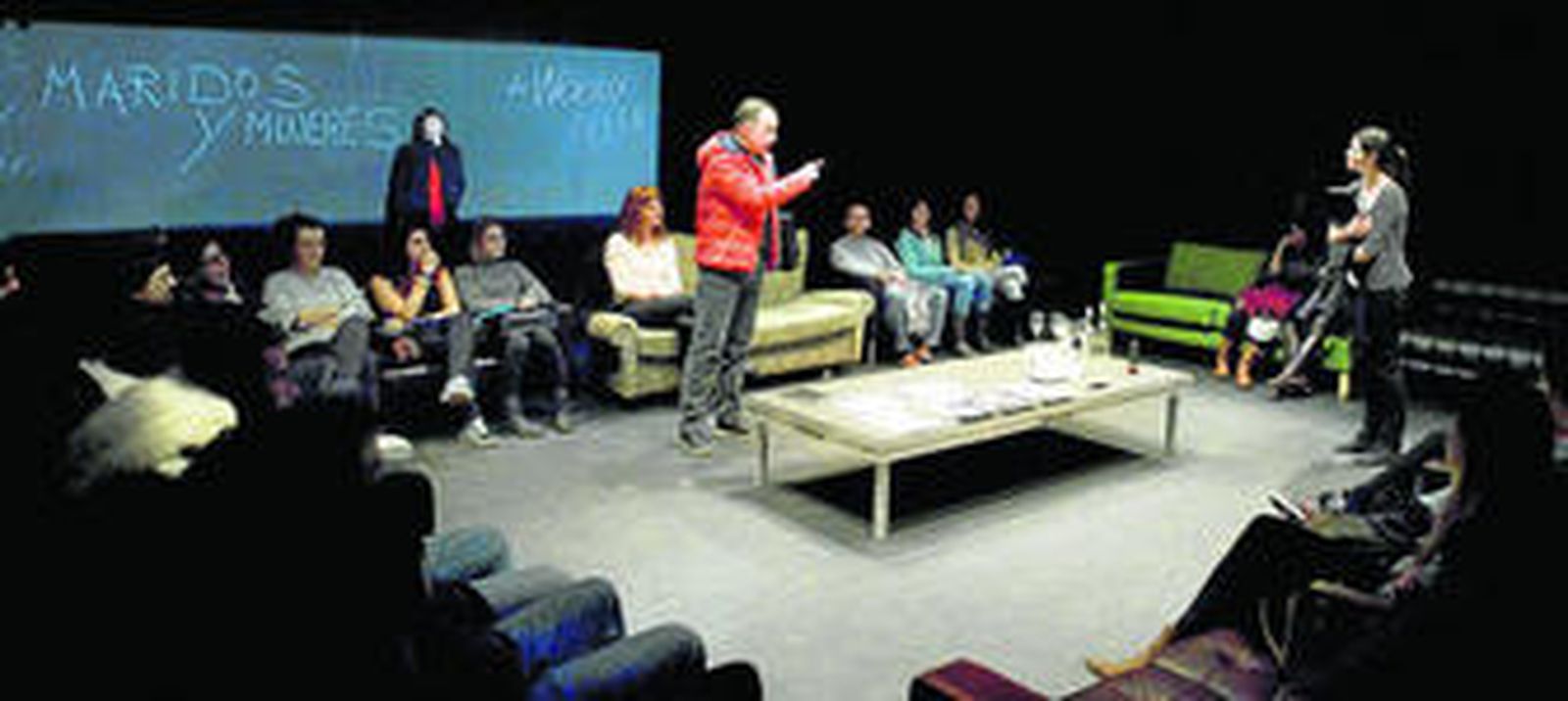 Un momento de 'Maridos y mujeres'.