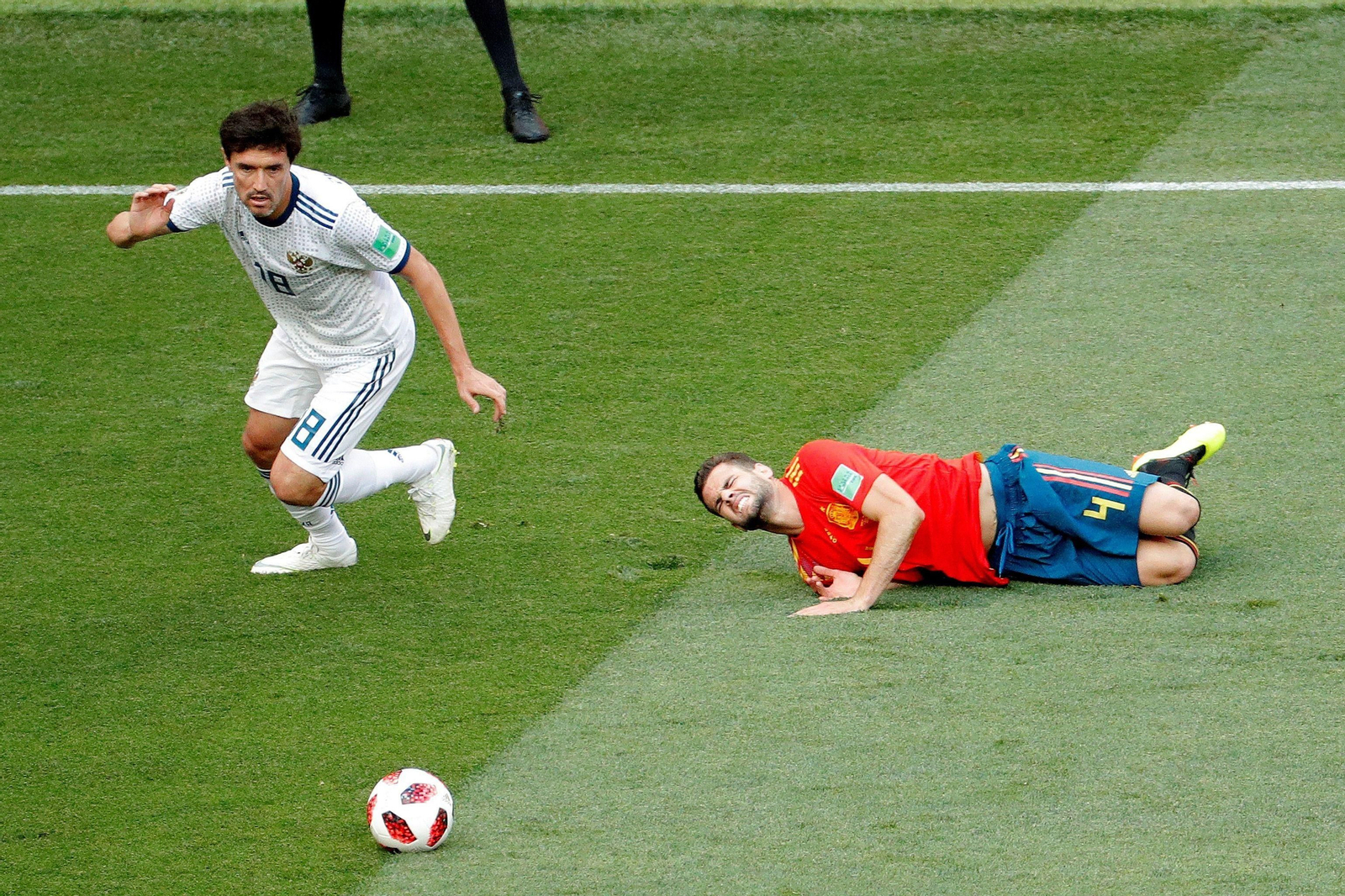 Las imágenes del España-Rusia