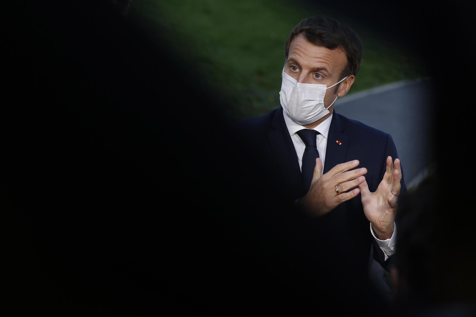 El presidente francés, Emmanuel Macron