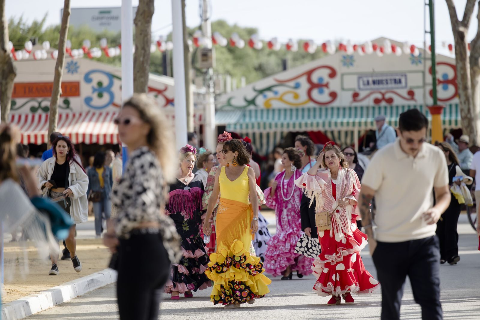 Primer día de la feria del Puerto de Santa María en imágenes