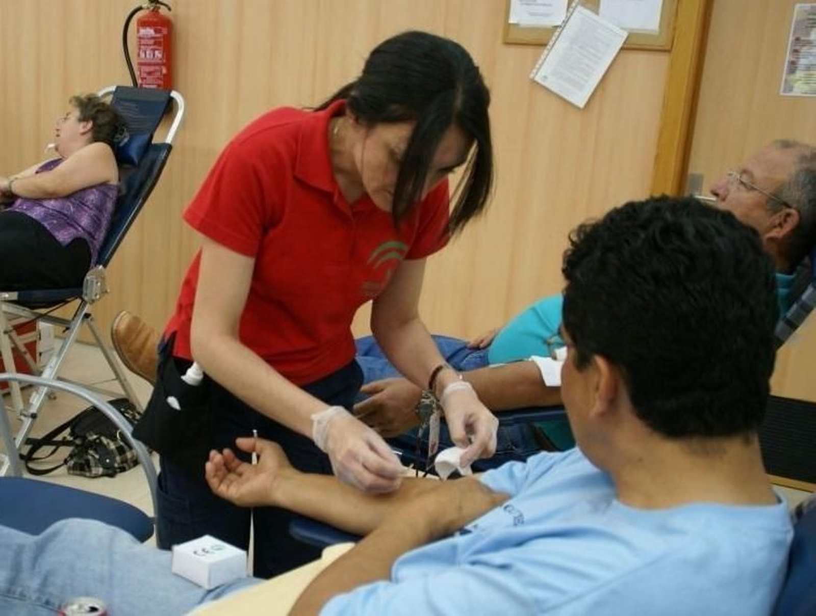 Una decena de donantes lo hicieron por primera vez