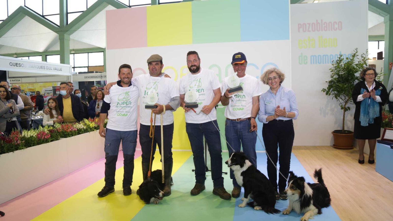 Participantes en el concurso de pastoreo