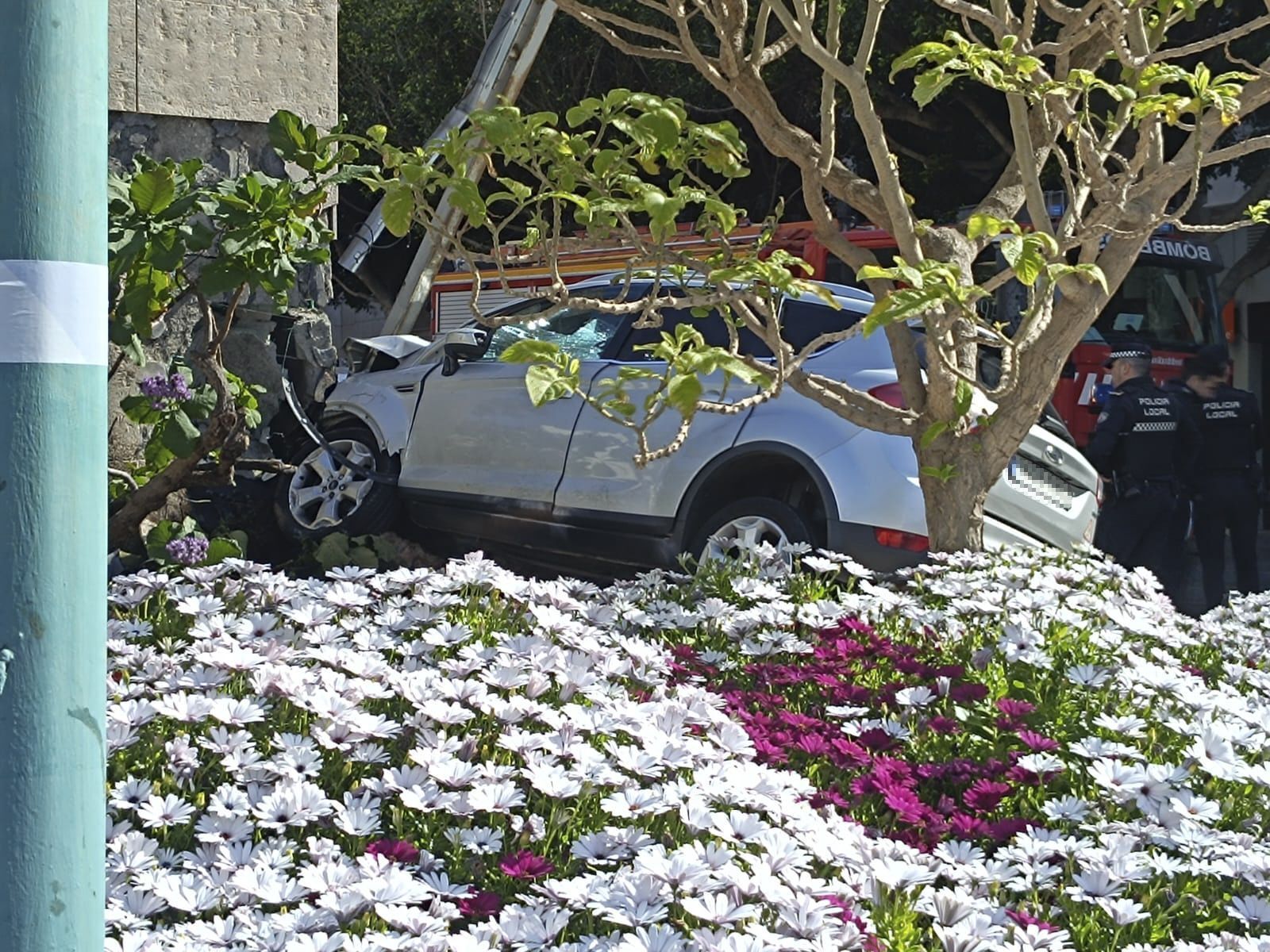 Imagen del accidente.