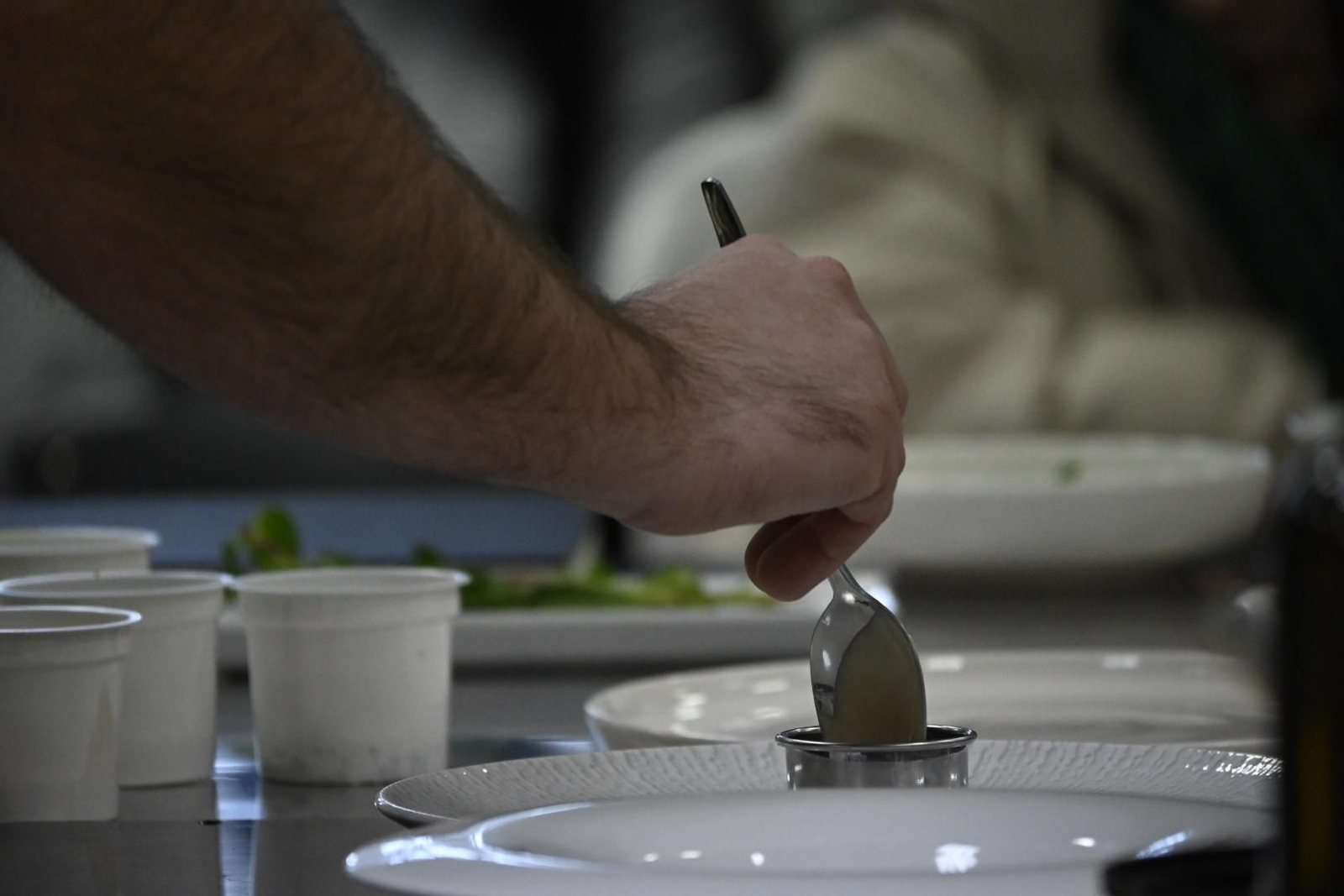 Jornada de cocineros en la Escuela de hostelería Virgen de Belén, en imágenes