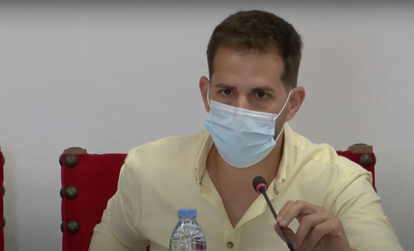 Intervención pública del portavoz del equipo de Gobierno de Adra, José Crespo.