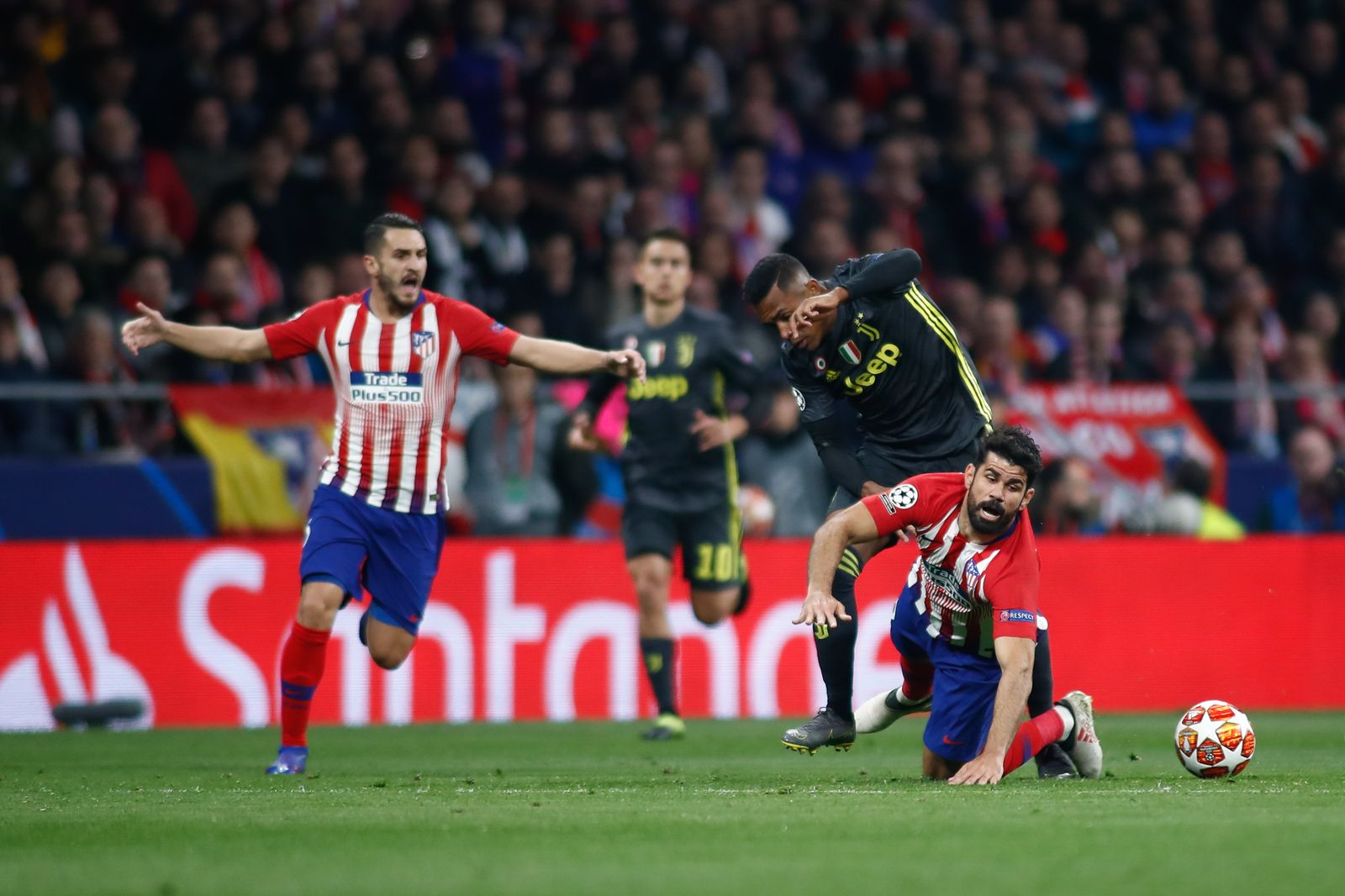 Las imágenes del Atlético de Madrid-Juventus