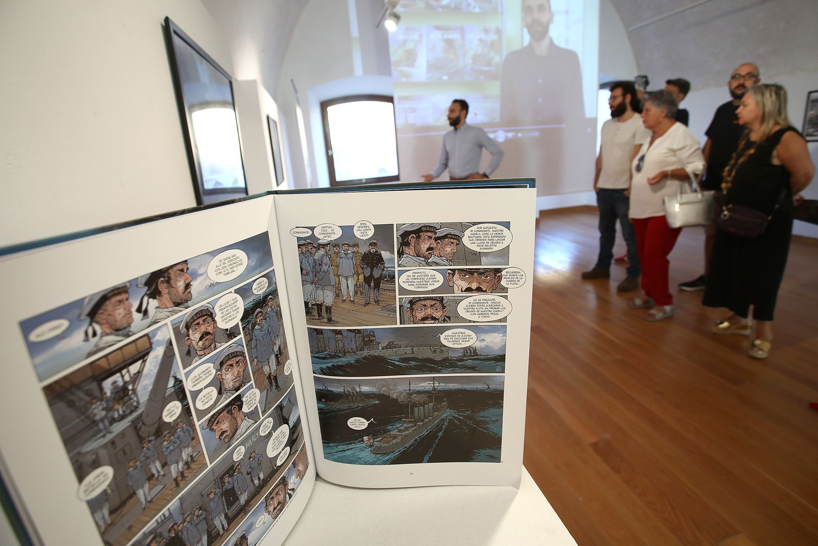 Las batallas navales vistas a través 		del cómic