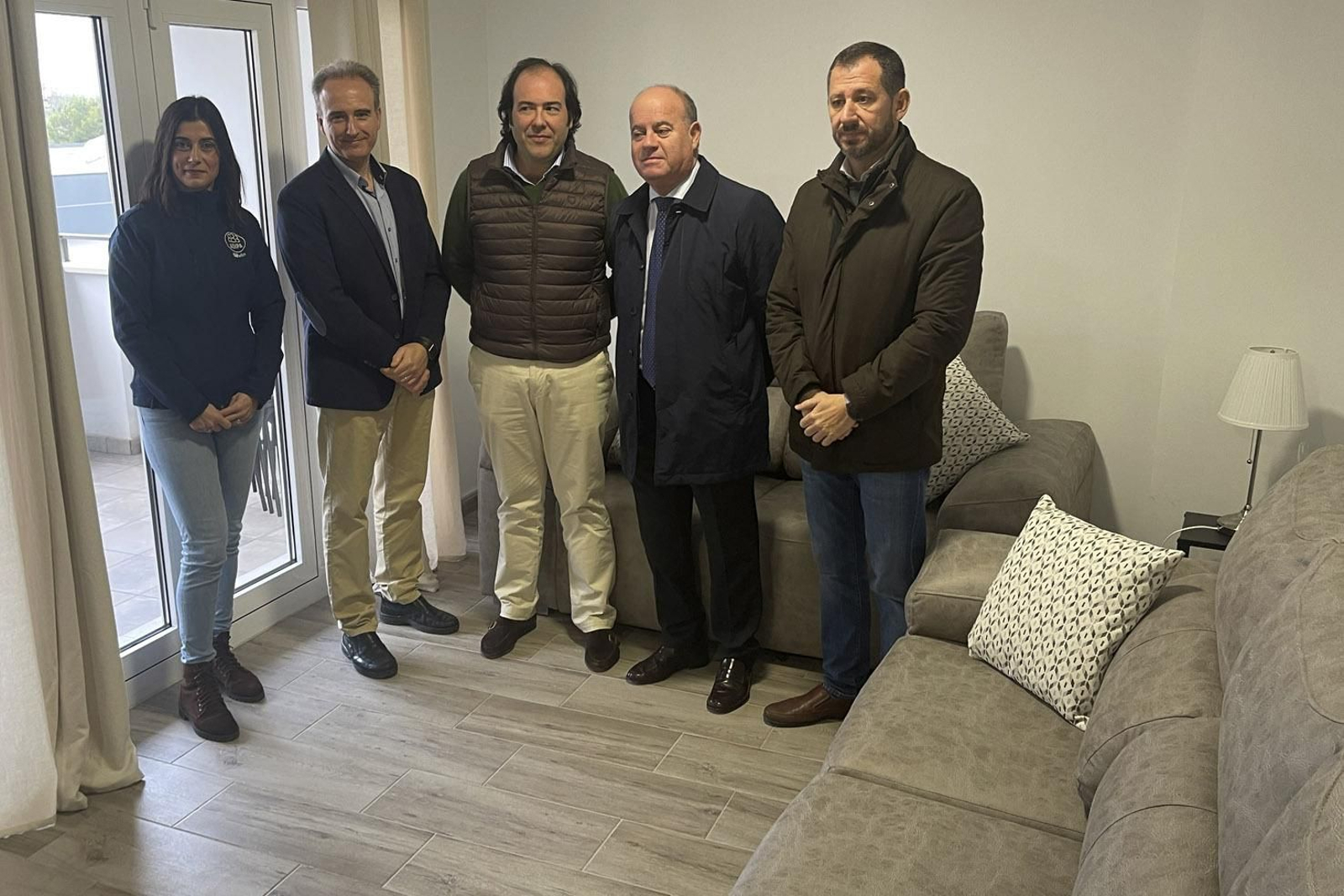 Interior de una de las viviendas que han sido cedidas.