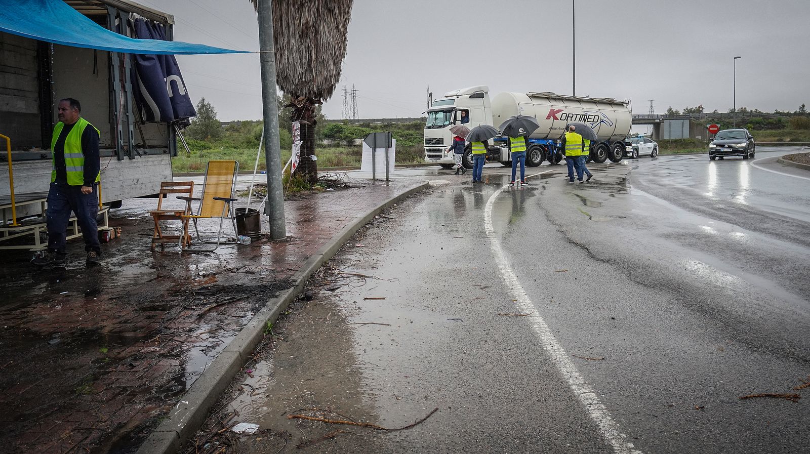 Tercer día de huelga del transporte