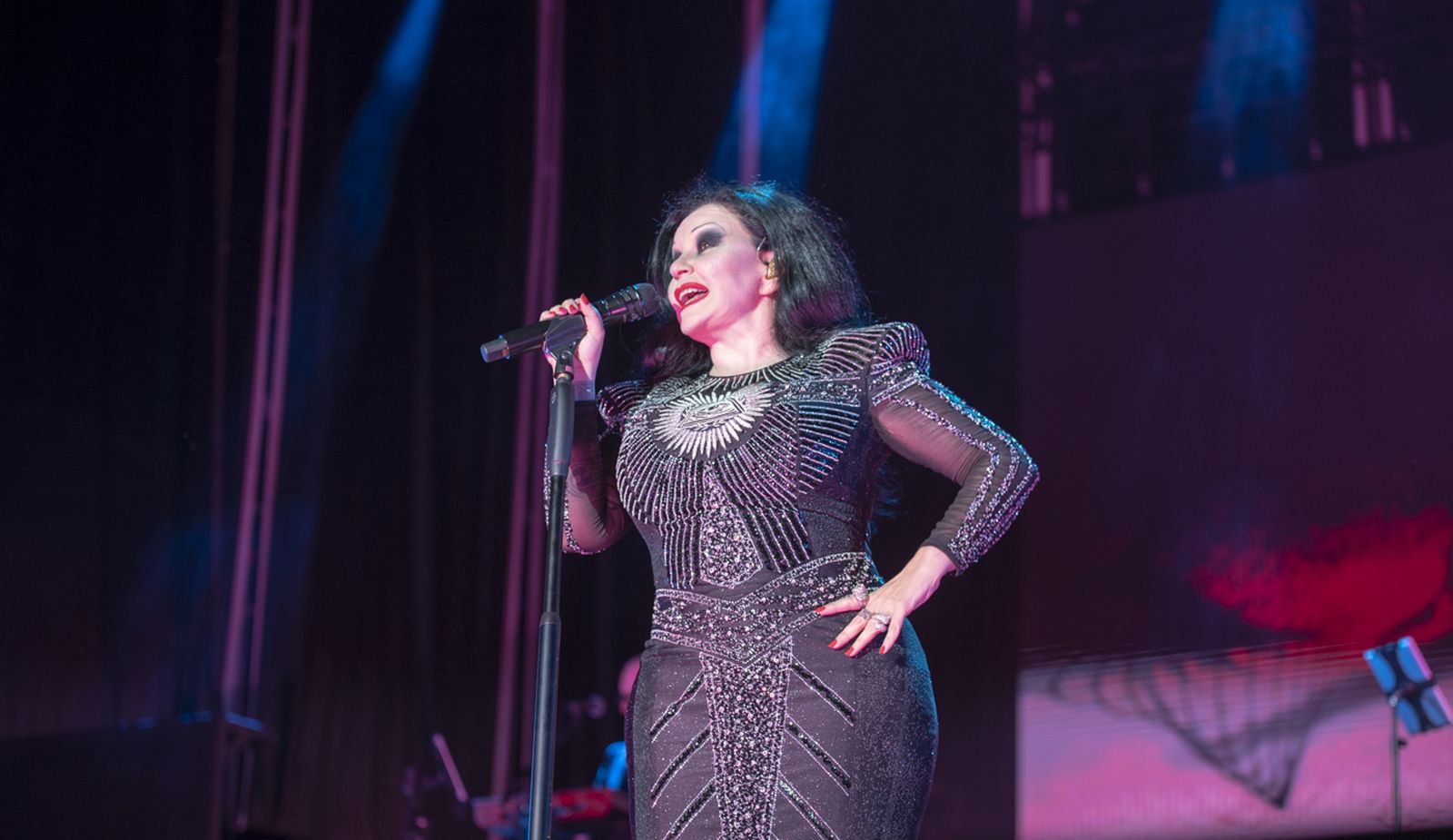 Fangoria durante una actuación.