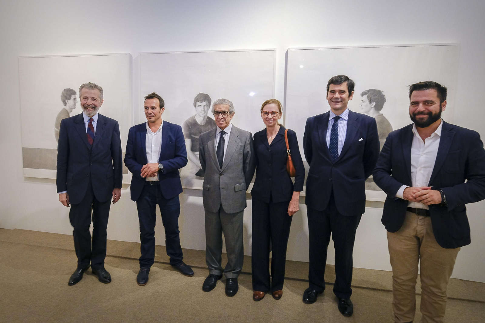 Hernán Cortés, José María González, Braulio Medel, Dolores Jiménez-Blanco, José María Sanz Magallón y Fran González.