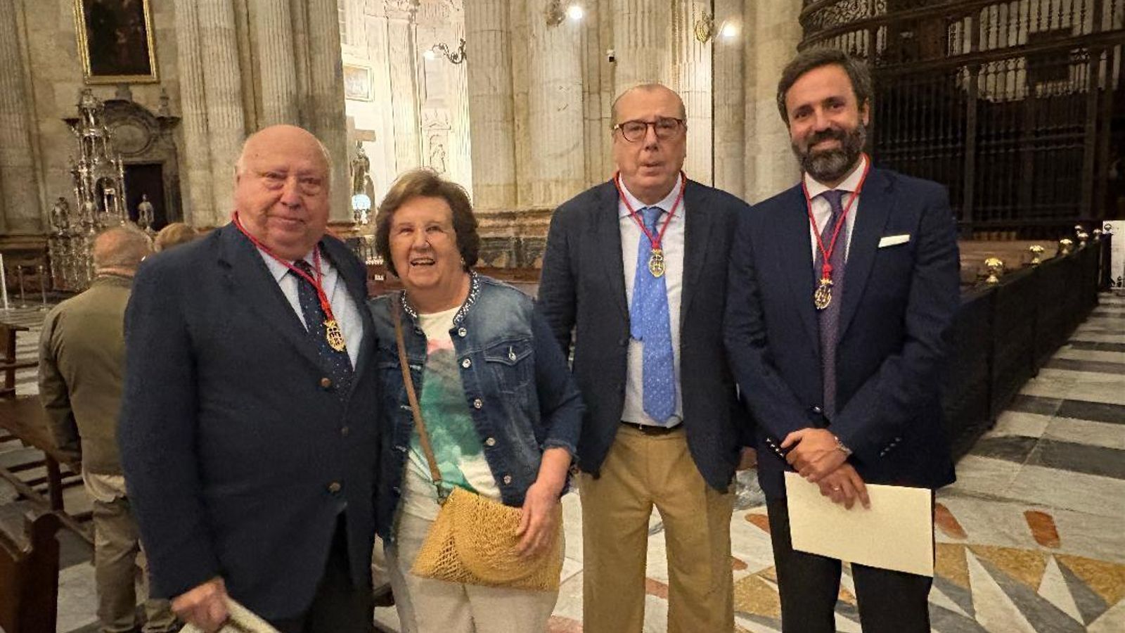 Fernando Otero, María Álvarez-Ossorio, José María Otero y Álvaro Manuel Camacho Millán