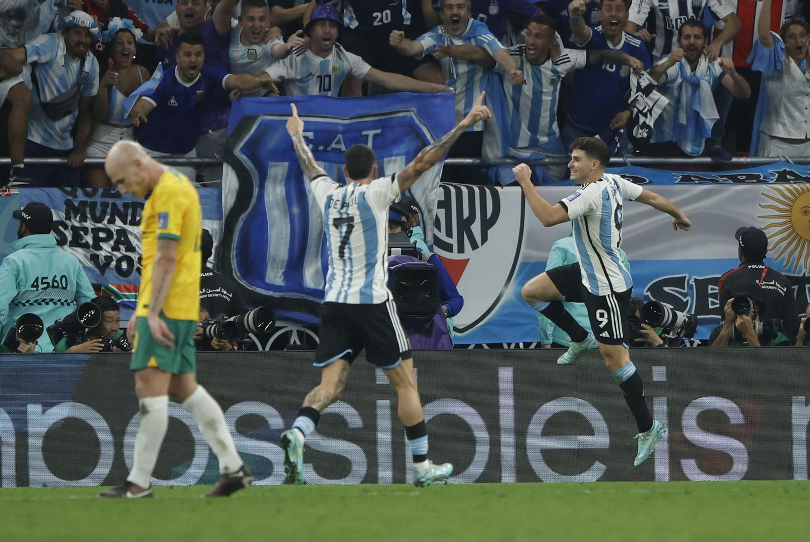 Las fotos del Argentina - Australia