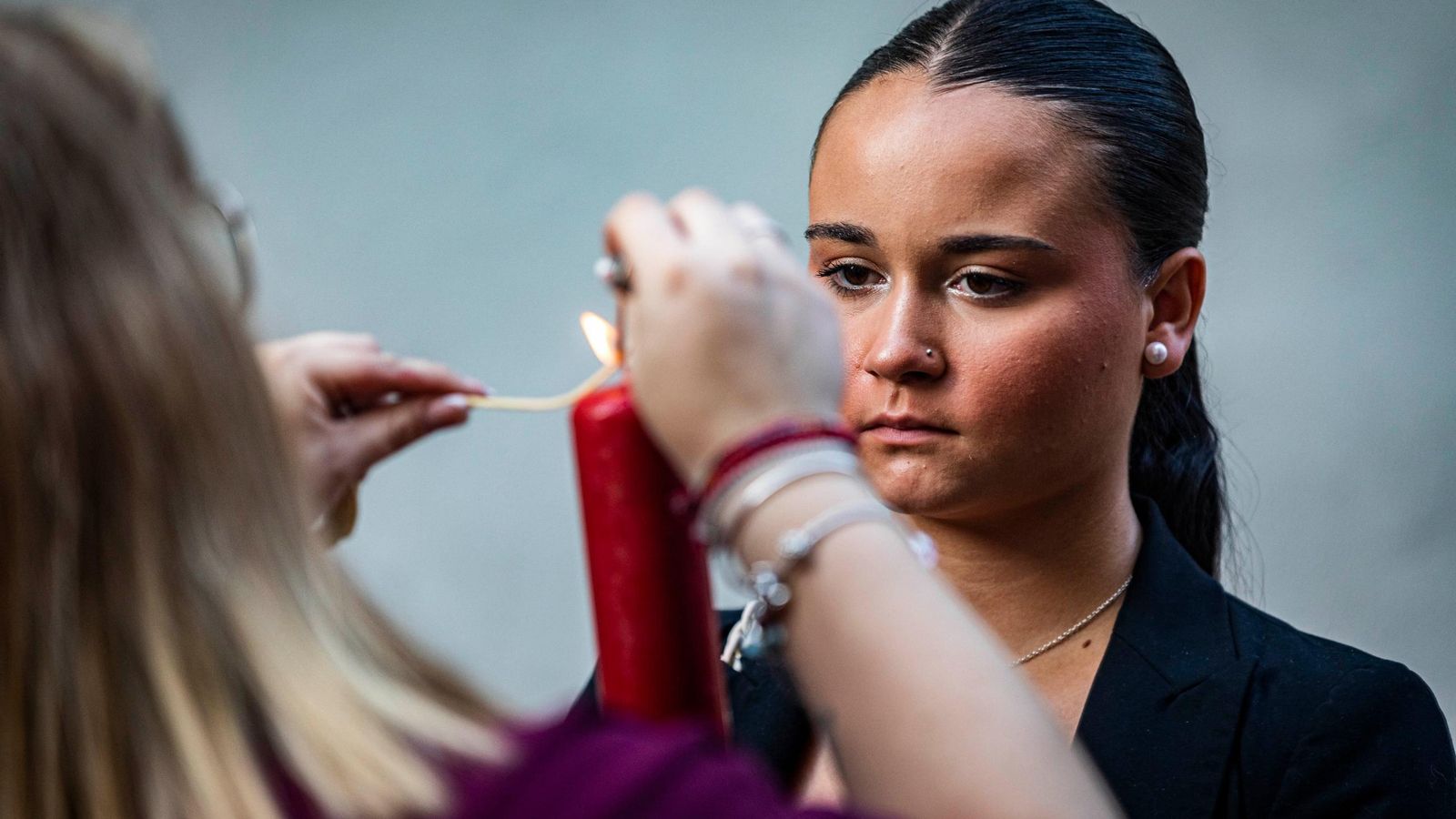 El encuentro del Señor de La Cena y la Virgen de los Dolores