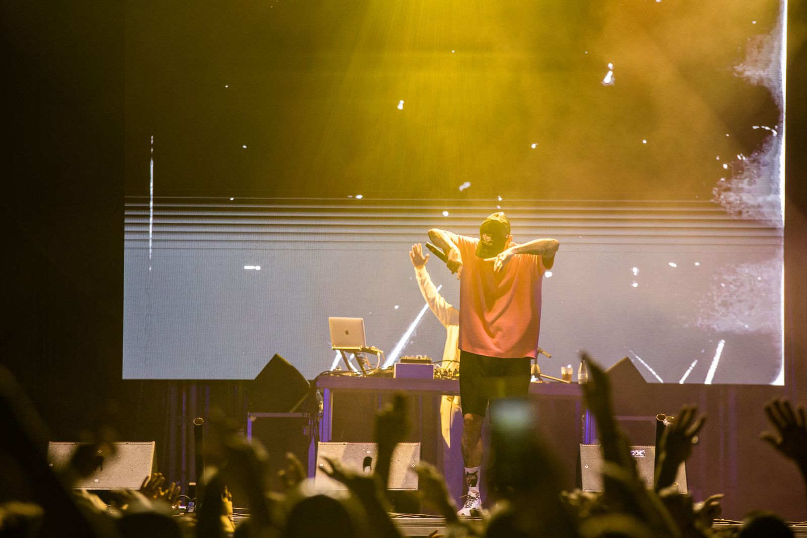 Imágenes del concierto de Toteking y Delaossa en el Bahía Sound en San Fernando.