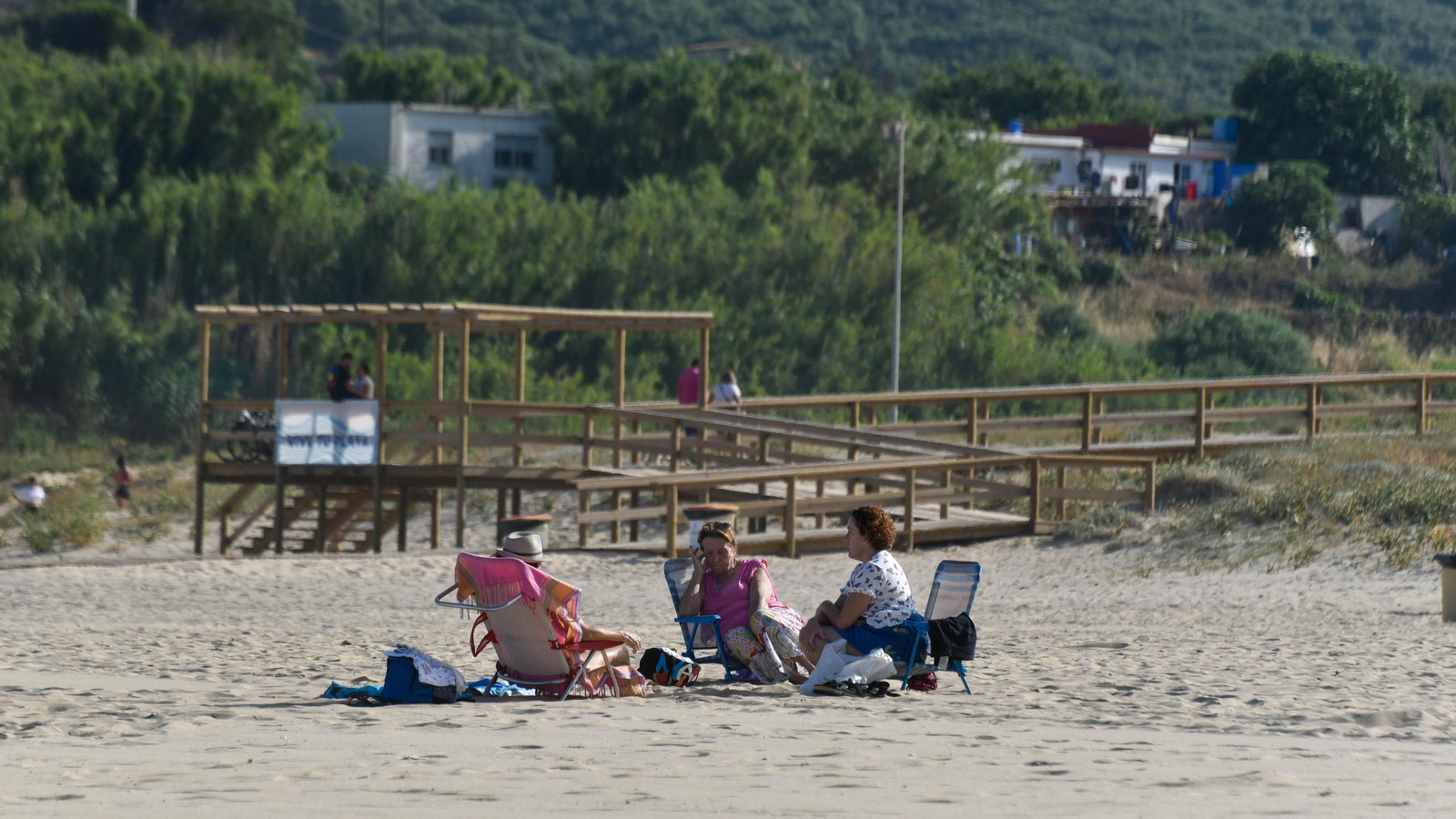 Las fotos de una tarde sol y playa en Algeciras