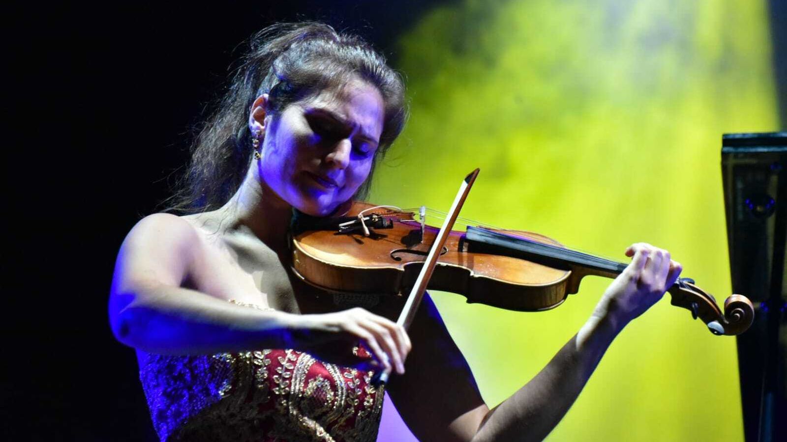 Regina Laza, anoche en Algeciras.